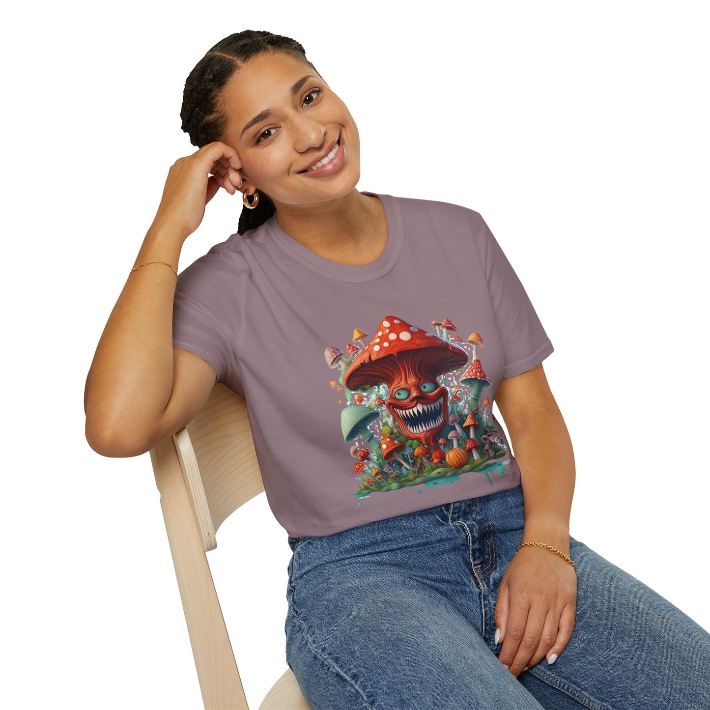 Mashroom Tee Shirt, Mashroom Shirt, Shirt with Funny Mashroom, Shirt with Fungus