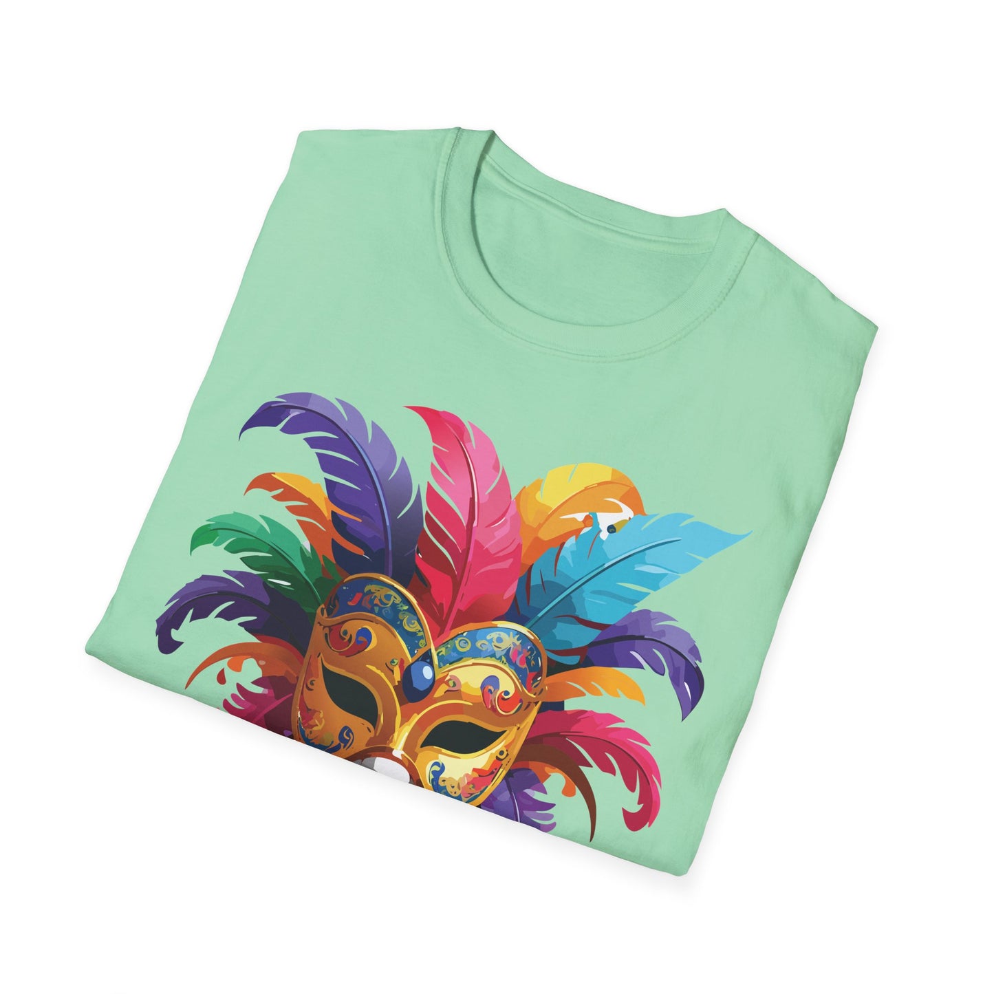Mask Tee Shirt, Mask Shirt, Shirt with Mask, Masquerade Tees