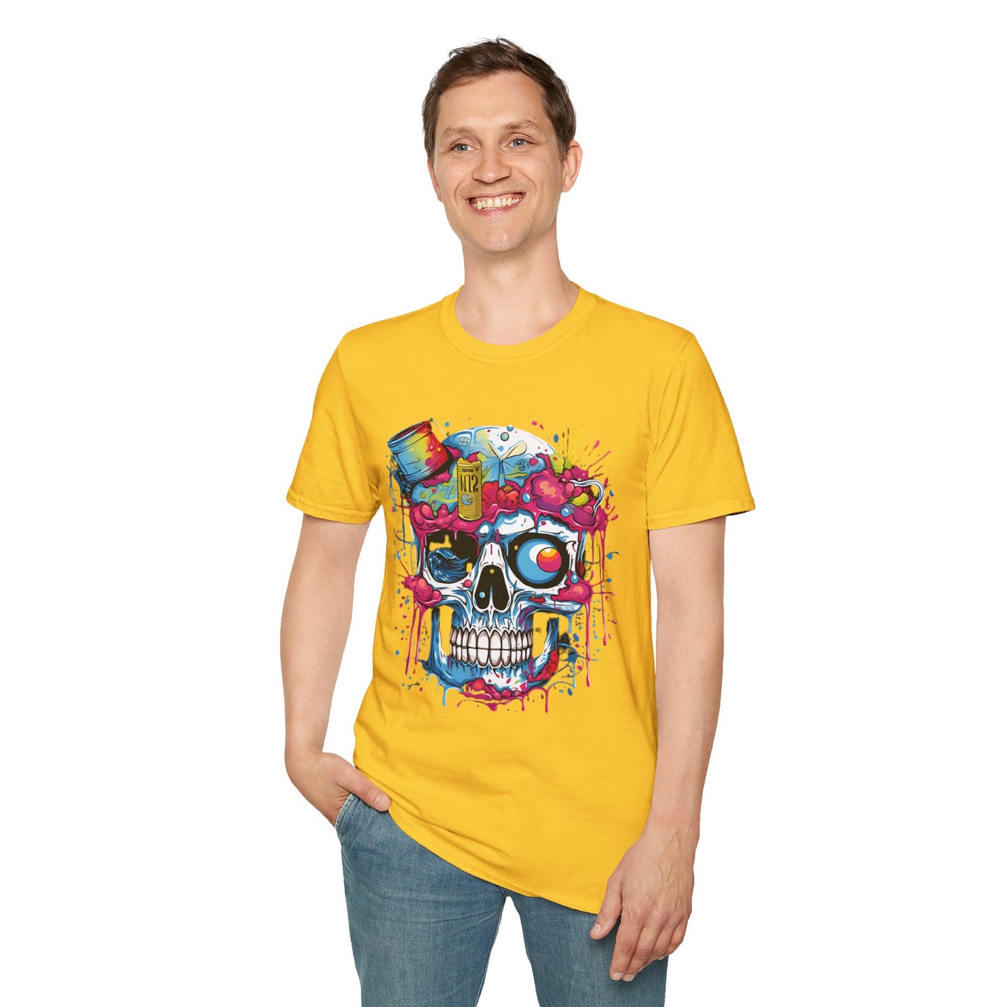 Skull Tee Shirt, Skeleton Shirt, Shirt with Skull, Shirt with Skeleton