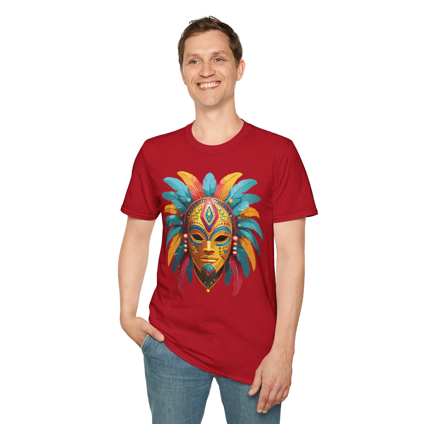 Mask Tee Shirt, Mask Shirt, Shirt with Mask, Masquerade Tees