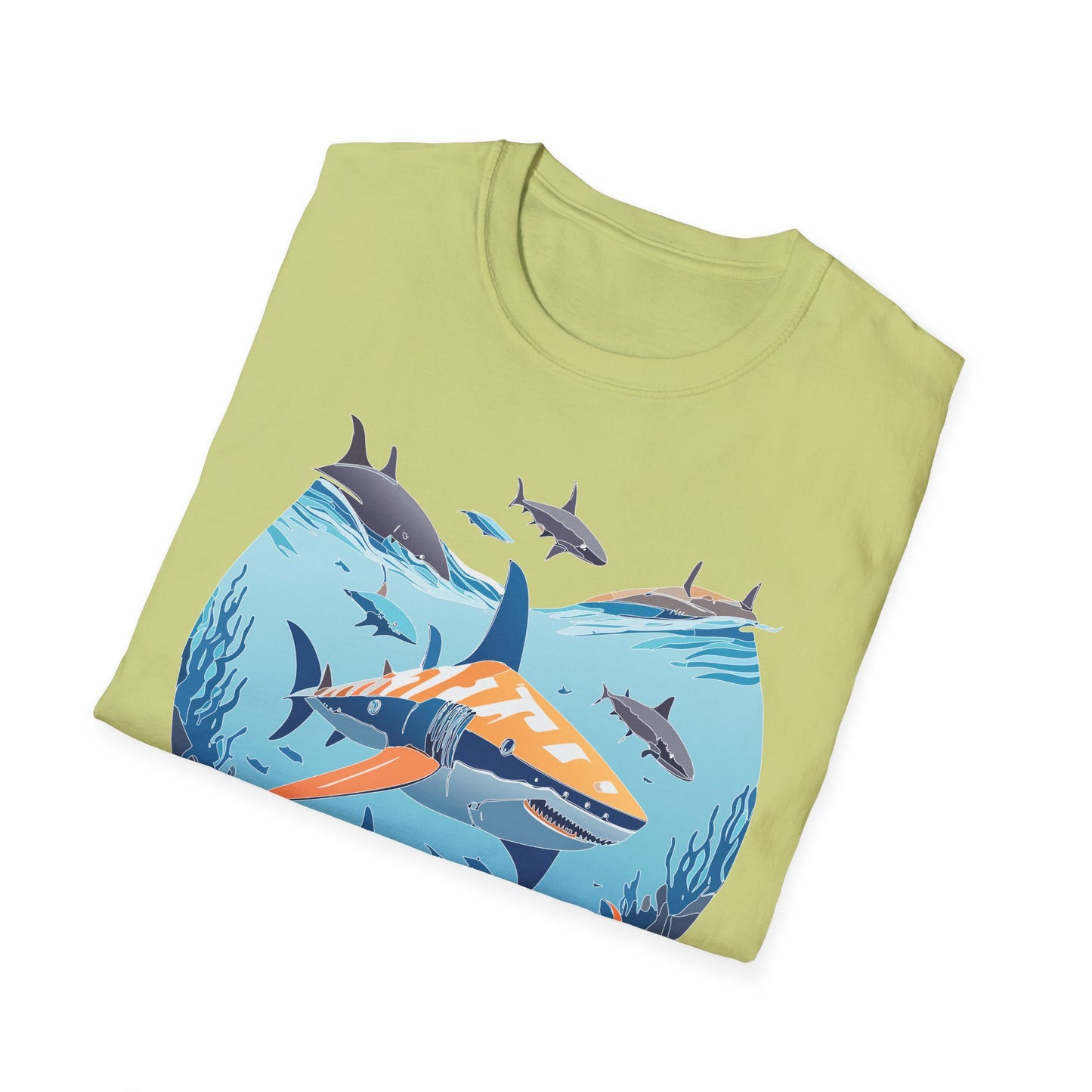 Ocean Tee Shirt, Ocean Shirt, Shirt with Ocean, U boat Tees, Shirt with U-Boat