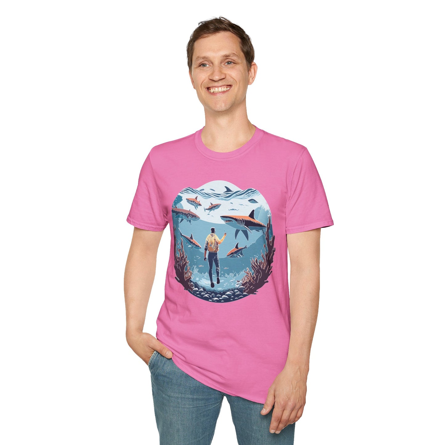 Ocean Tee Shirt, Ocean Shirt, Shirt with Ocean, U boat Tees, Shirt with U-Boat