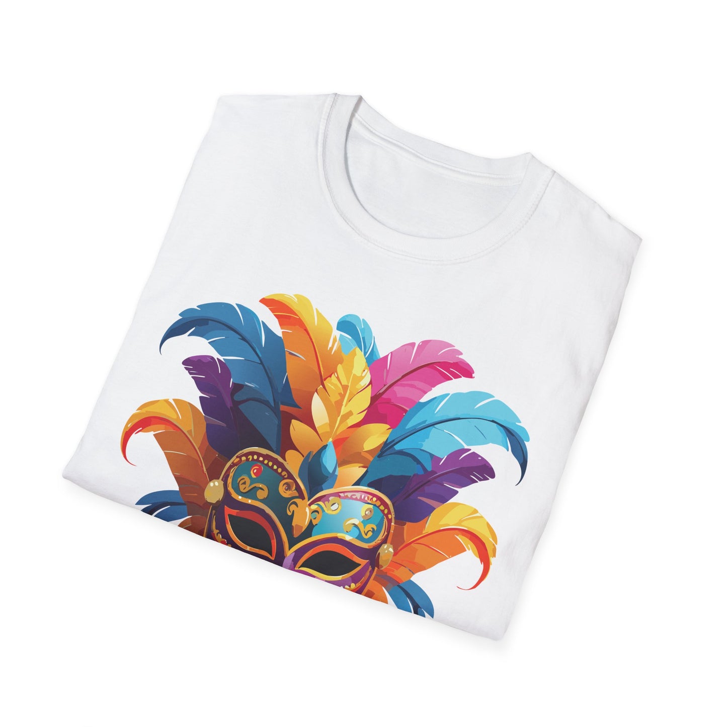 Mask Tee Shirt, Mask Shirt, Shirt with Mask, Masquerade Tees