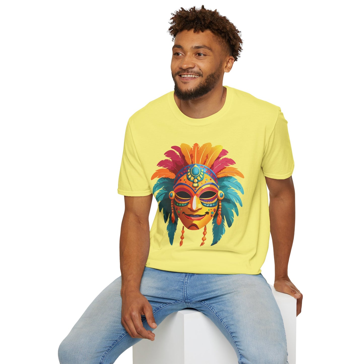 Mask Tee Shirt, Mask Shirt, Shirt with Mask, Masquerade Tees