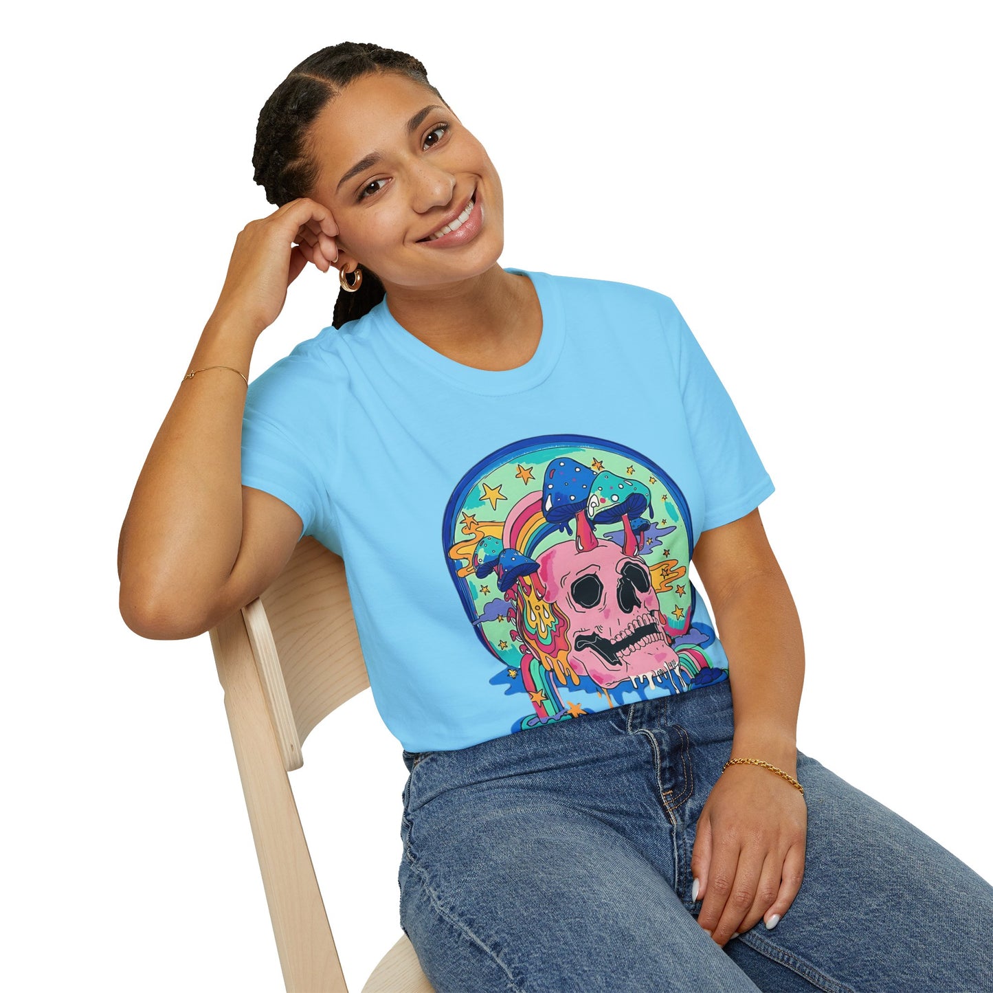 Skull Tee Shirt, Skeleton Shirt, Shirt with Skull, Shirt with Skeleton