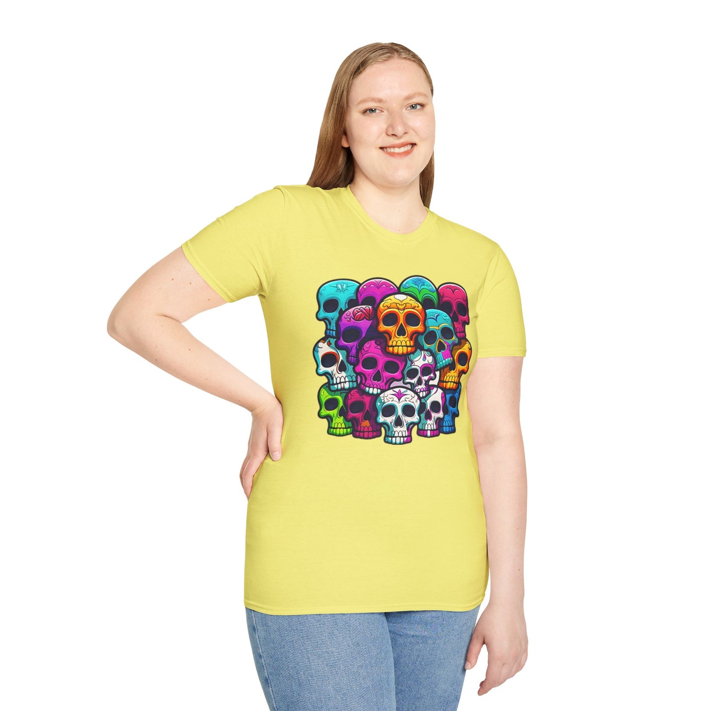 Skull Tee Shirt, Skeleton Shirt, Shirt with Skull, Shirt with Skeleton