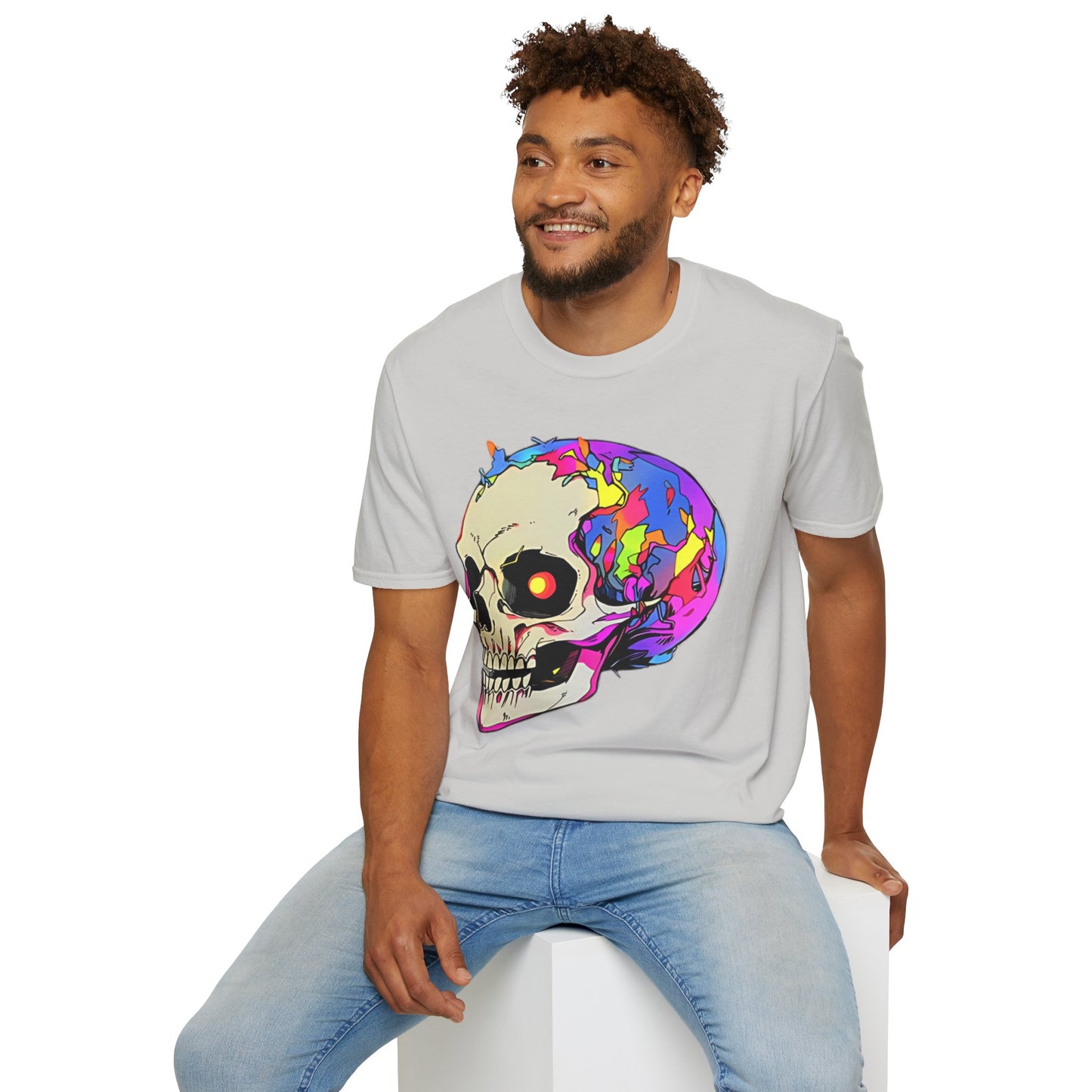 Skull Tee Shirt, Skeleton Shirt, Shirt with Skull, Shirt with Skeleton