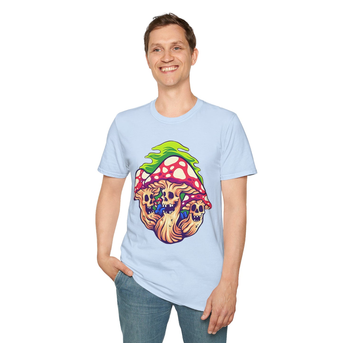 Mashroom Tee Shirt, Mashroom Shirt, Shirt with Funny Mashroom, Shirt with Fungus