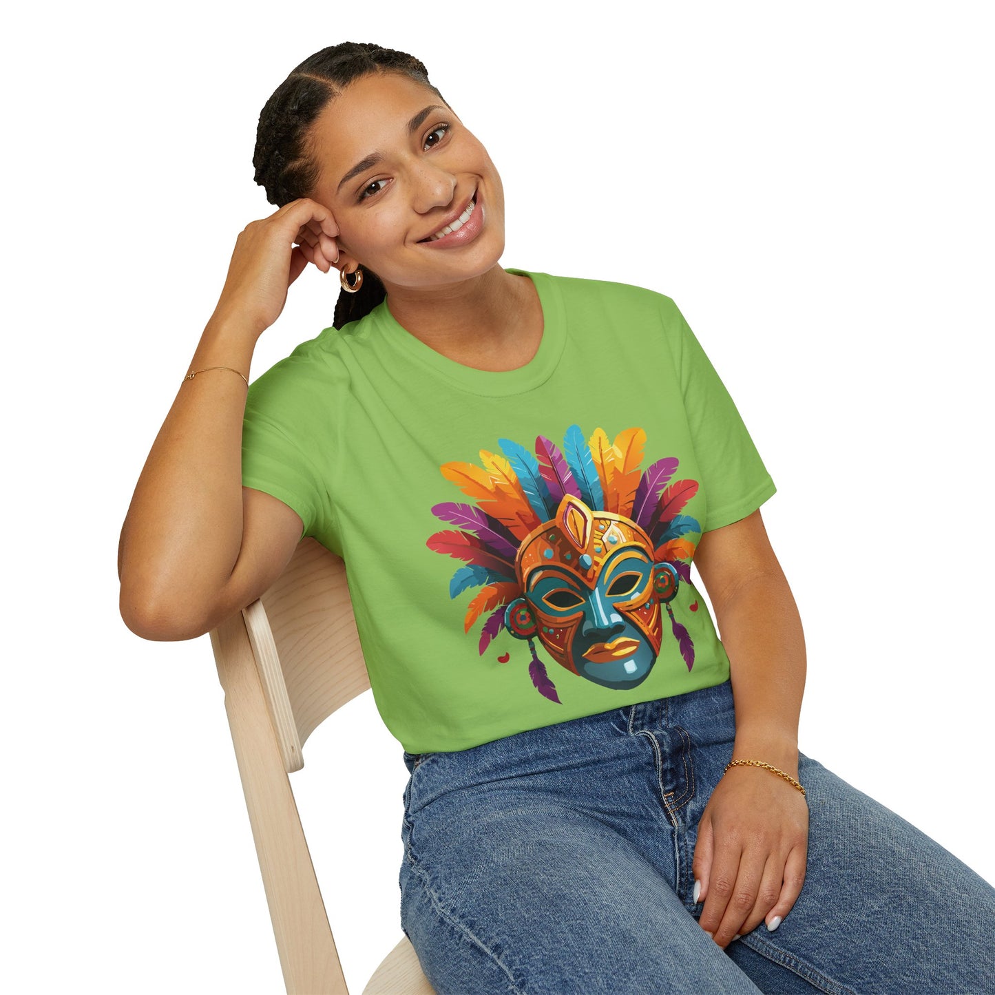Mask Tee Shirt, Mask Shirt, Shirt with Mask, Masquerade Tees