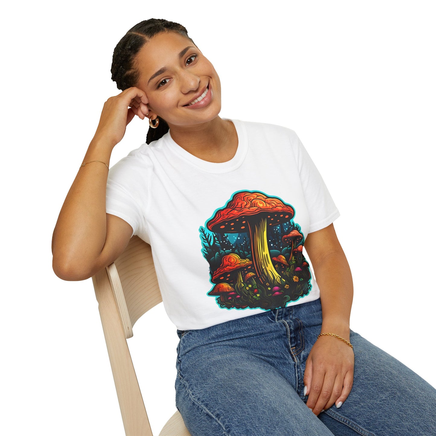 Mashroom Tee Shirt, Mashroom Shirt, Shirt with Funny Mashroom, Shirt with Fungus