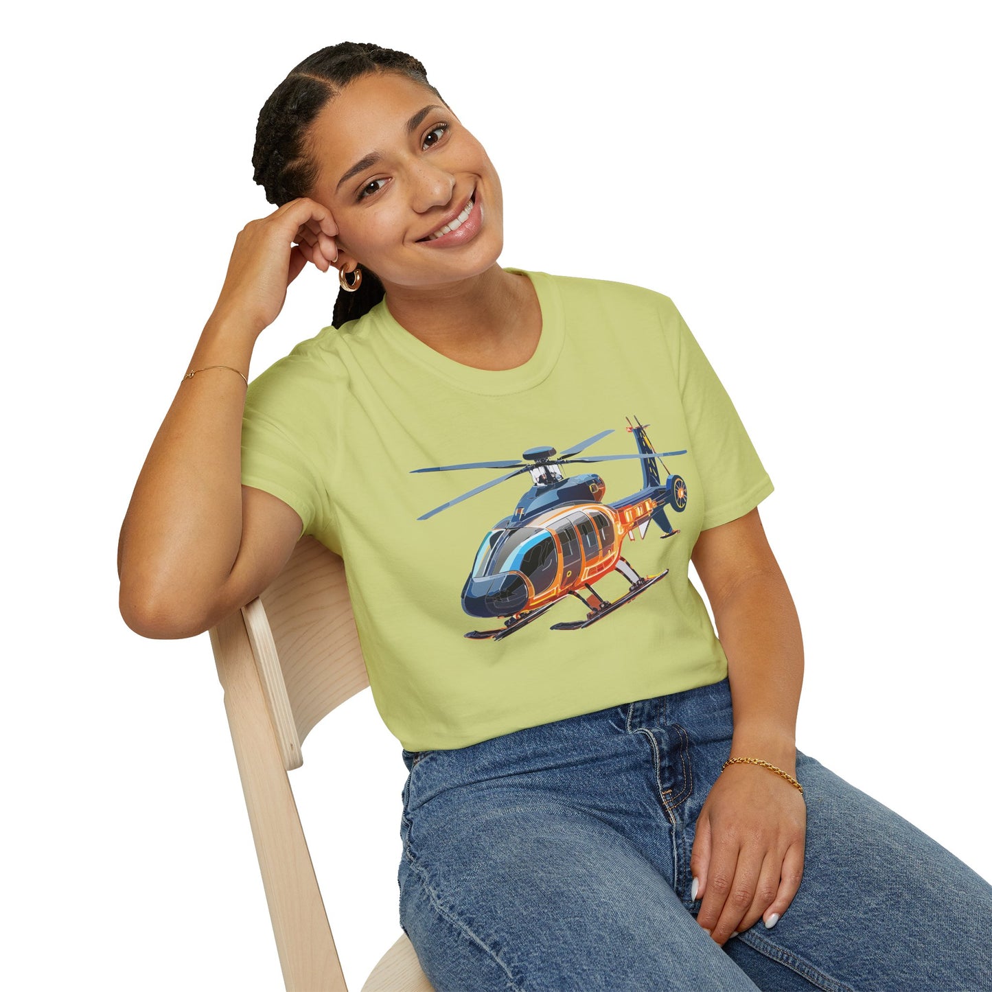 Chopper Shirt, Helicopter Shirt, Shirt with Helicopter, T Shirt with Chopper