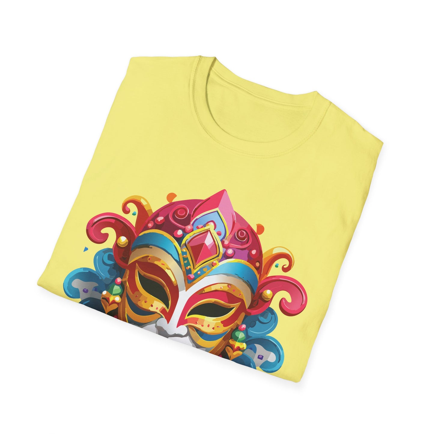 Mask Tee Shirt, Mask Shirt, Shirt with Mask, Masquerade Tees