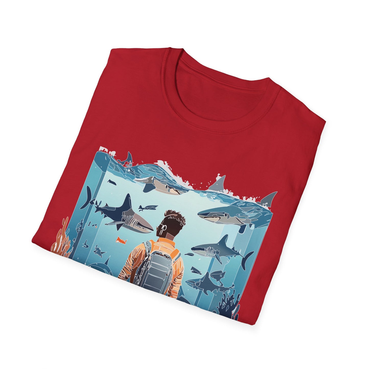 Ocean Tee Shirt, Ocean Shirt, Shirt with Ocean, U boat Tees, Shirt with U-Boat