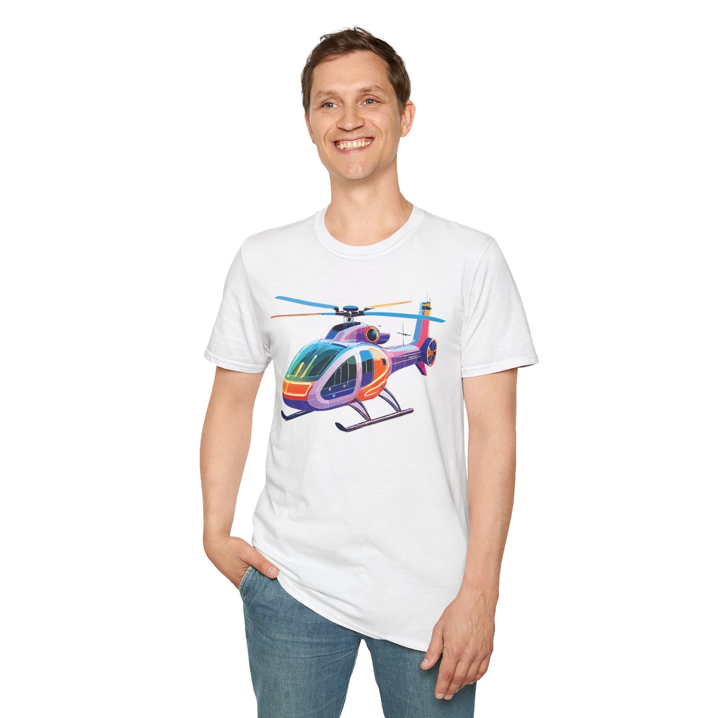 Chopper Shirt, Helicopter Shirt, Shirt with Helicopter, T Shirt with Chopper
