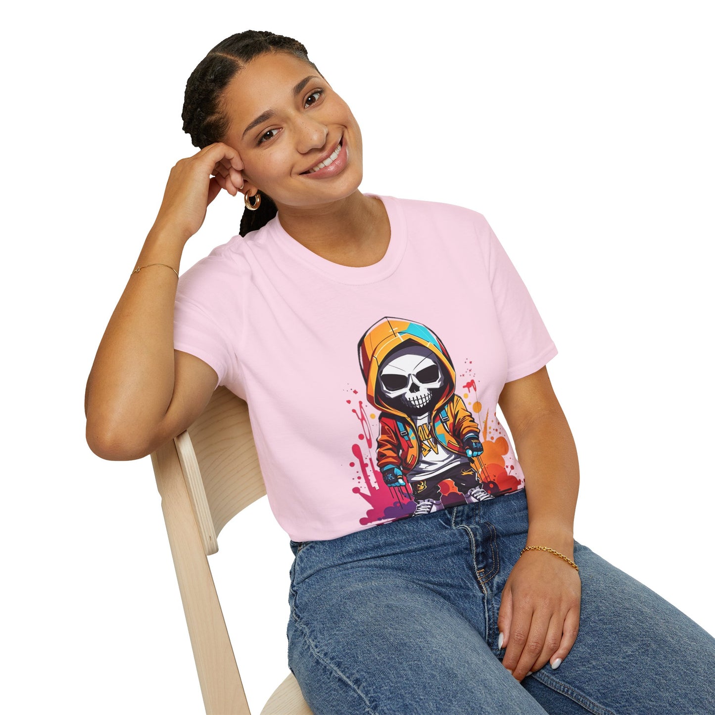 Skull Tee Shirt, Skeleton Shirt, Shirt with Skull, Shirt with Skeleton