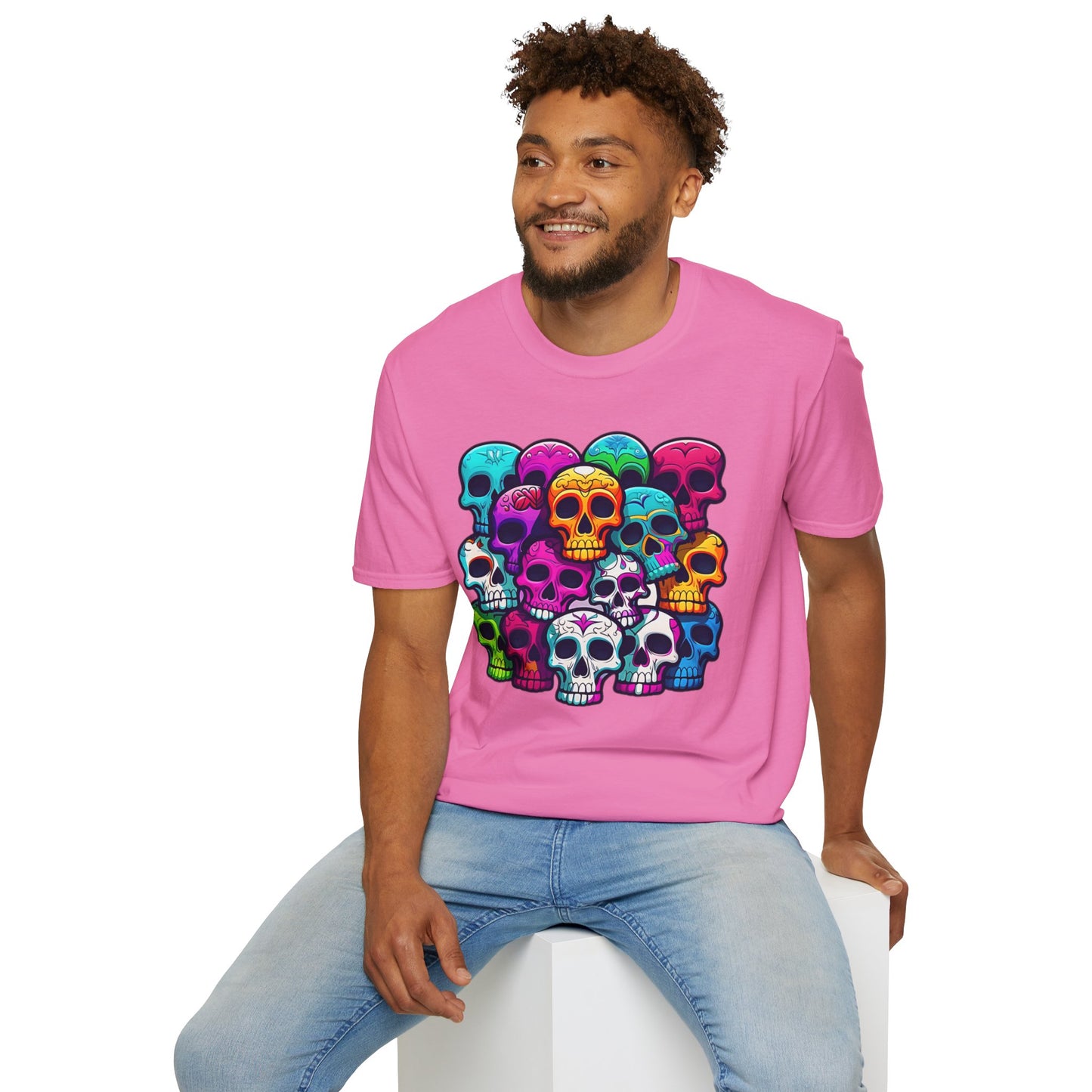 Skull Tee Shirt, Skeleton Shirt, Shirt with Skull, Shirt with Skeleton
