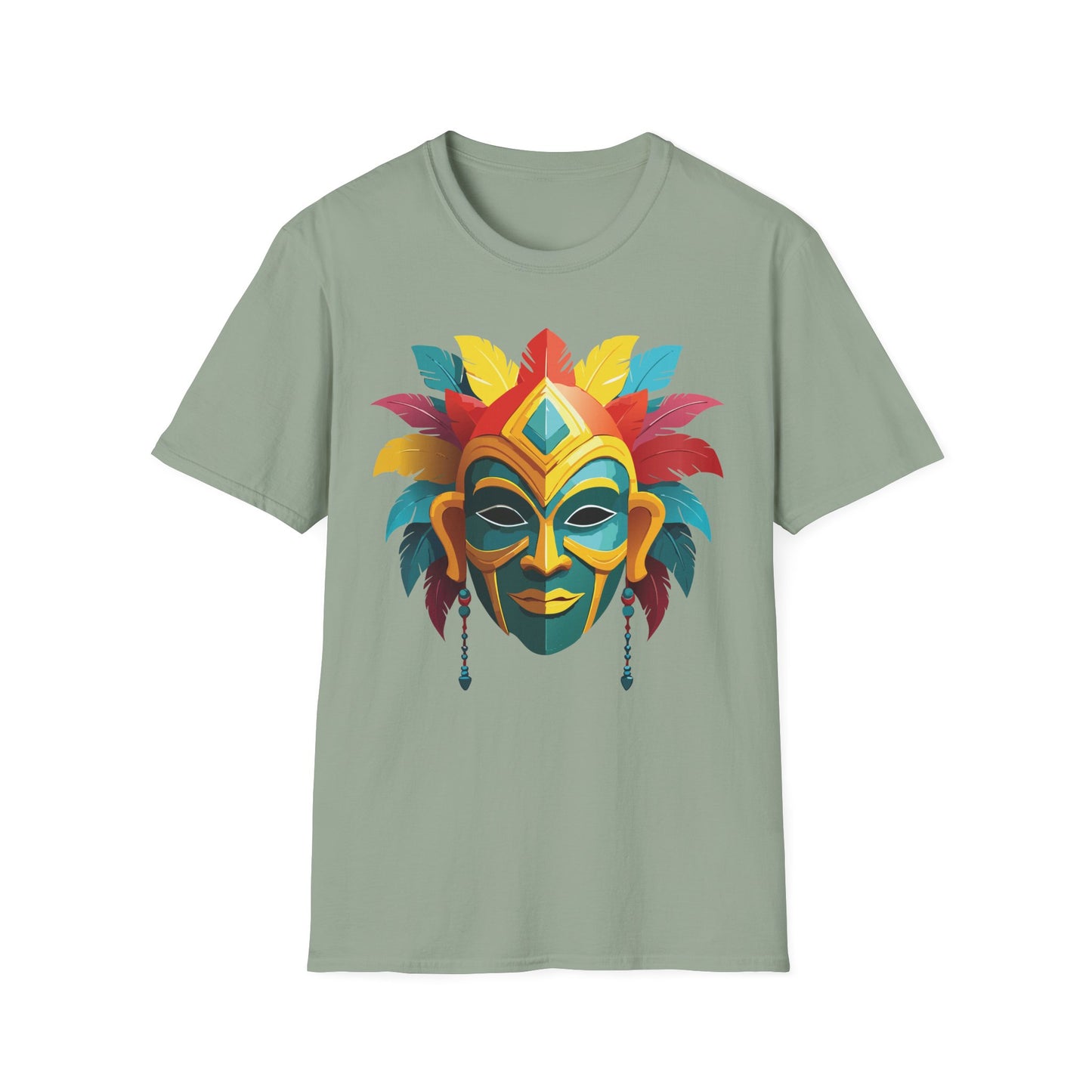Mask Tee Shirt, Mask Shirt, Shirt with Mask, Masquerade Tees