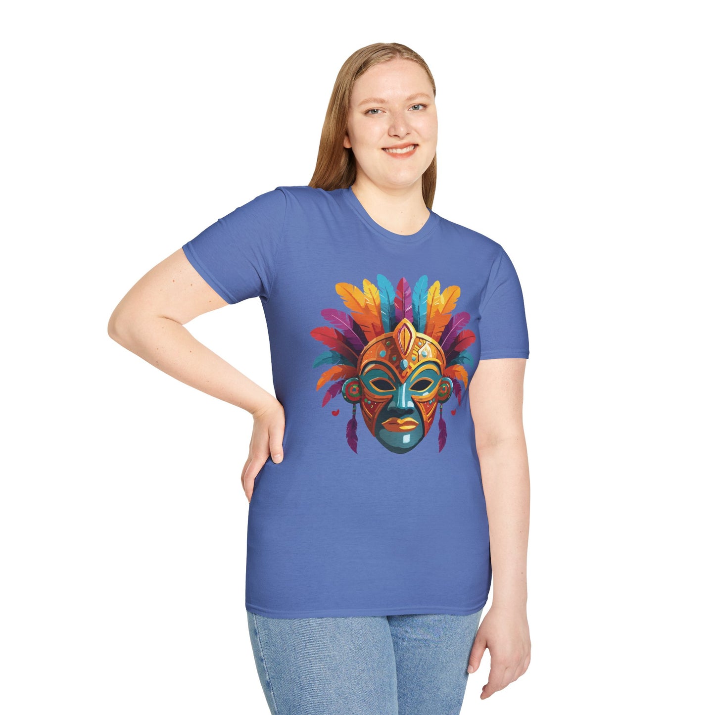 Mask Tee Shirt, Mask Shirt, Shirt with Mask, Masquerade Tees