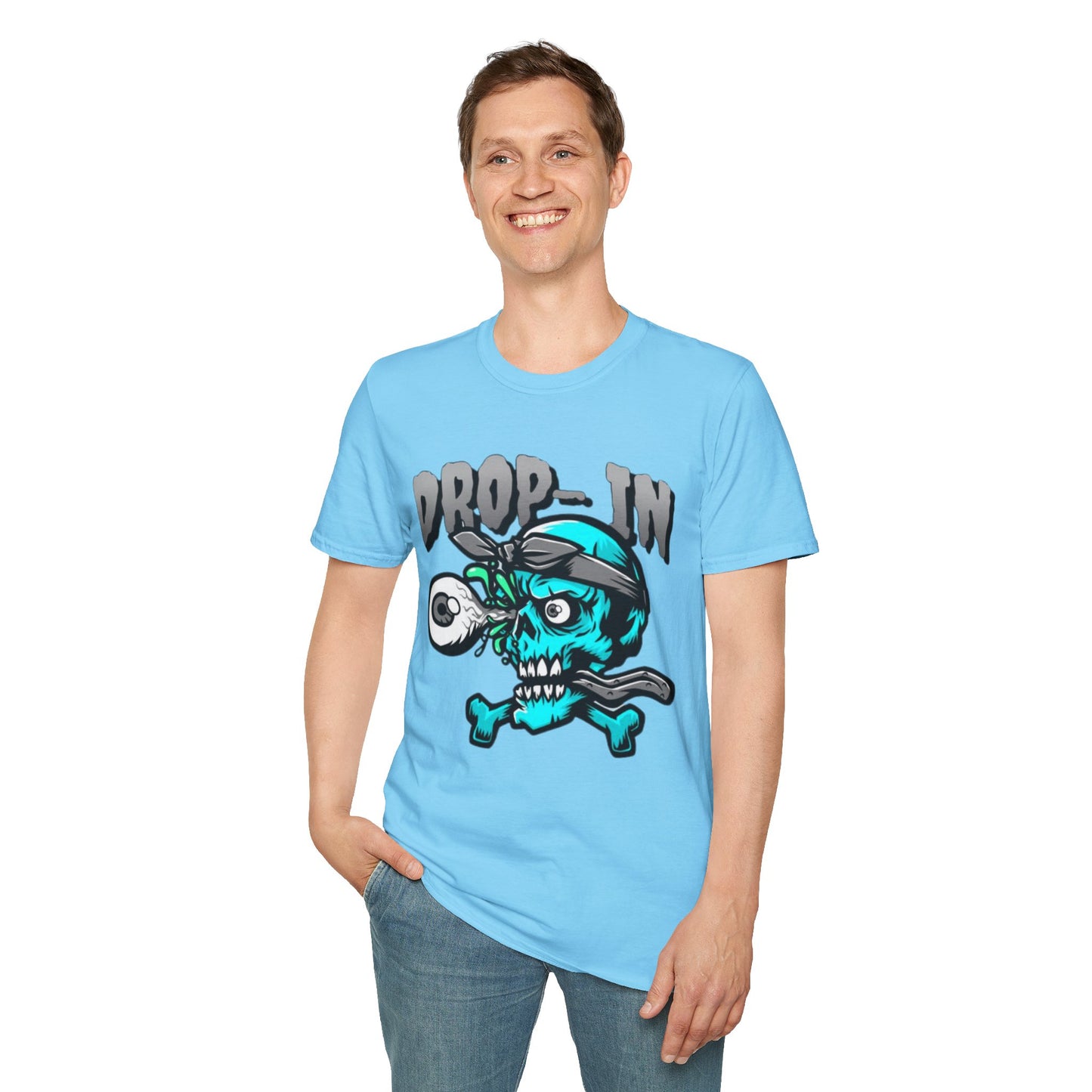 Skull Tee Shirt, Skeleton Shirt, Shirt with Skull, Shirt with Skeleton