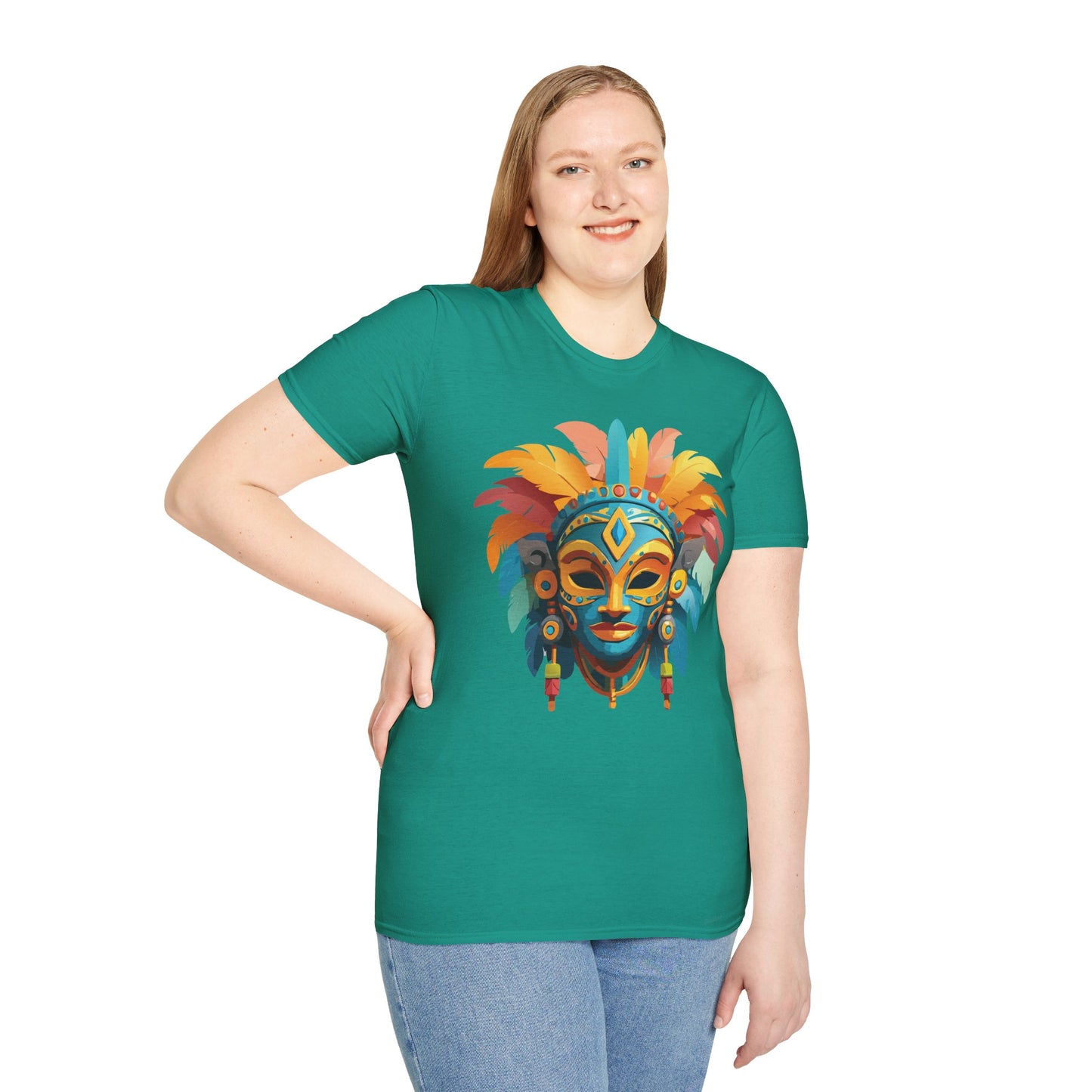 Mask Tee Shirt, Mask Shirt, Shirt with Mask, Masquerade Tees
