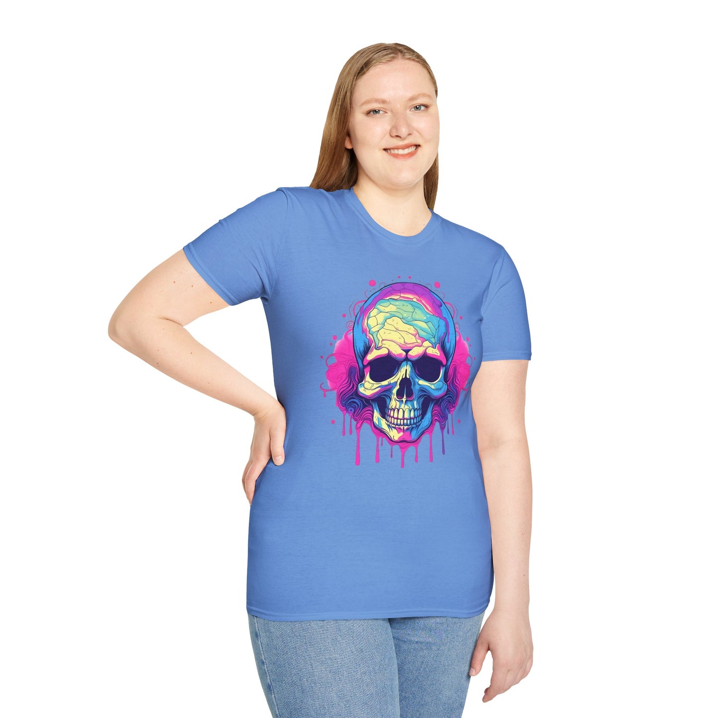 Skull Tee Shirt, Skeleton Shirt, Shirt with Skull, Shirt with Skeleton