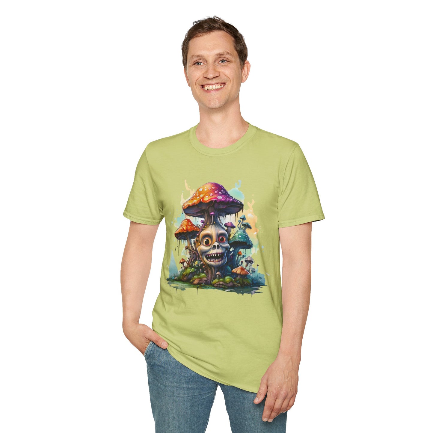 Mashroom Tee Shirt, Mashroom Shirt, Shirt with Funny Mashroom, Shirt with Fungus