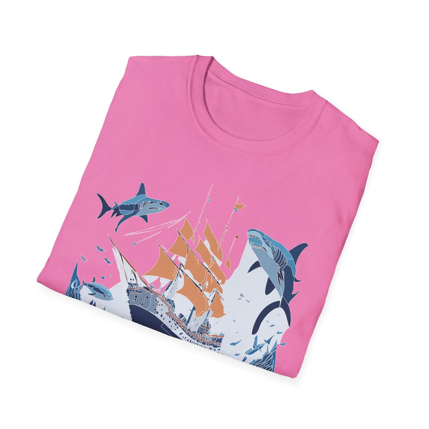 Ocean Tee Shirt, Ocean Shirt, Shirt with Ocean, U boat Tees, Shirt with U-Boat
