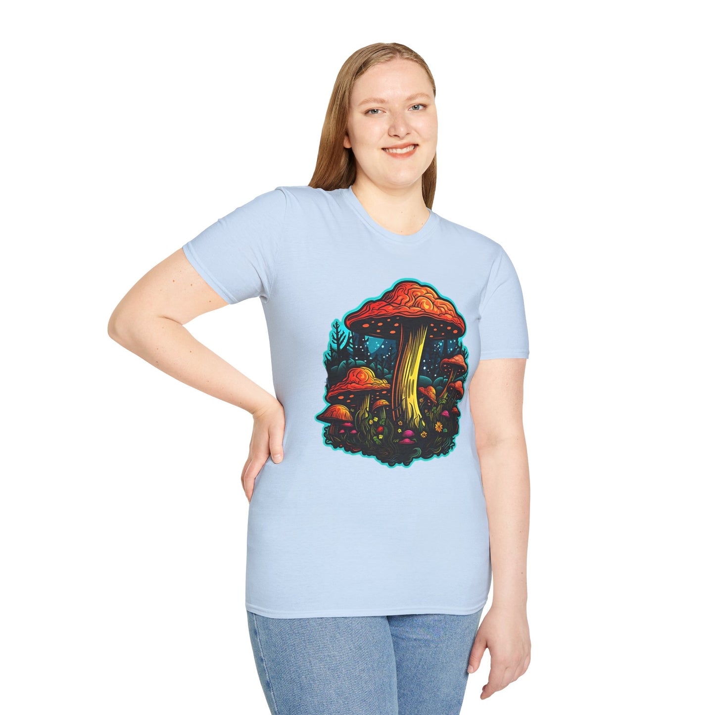 Mashroom Tee Shirt, Mashroom Shirt, Shirt with Funny Mashroom, Shirt with Fungus