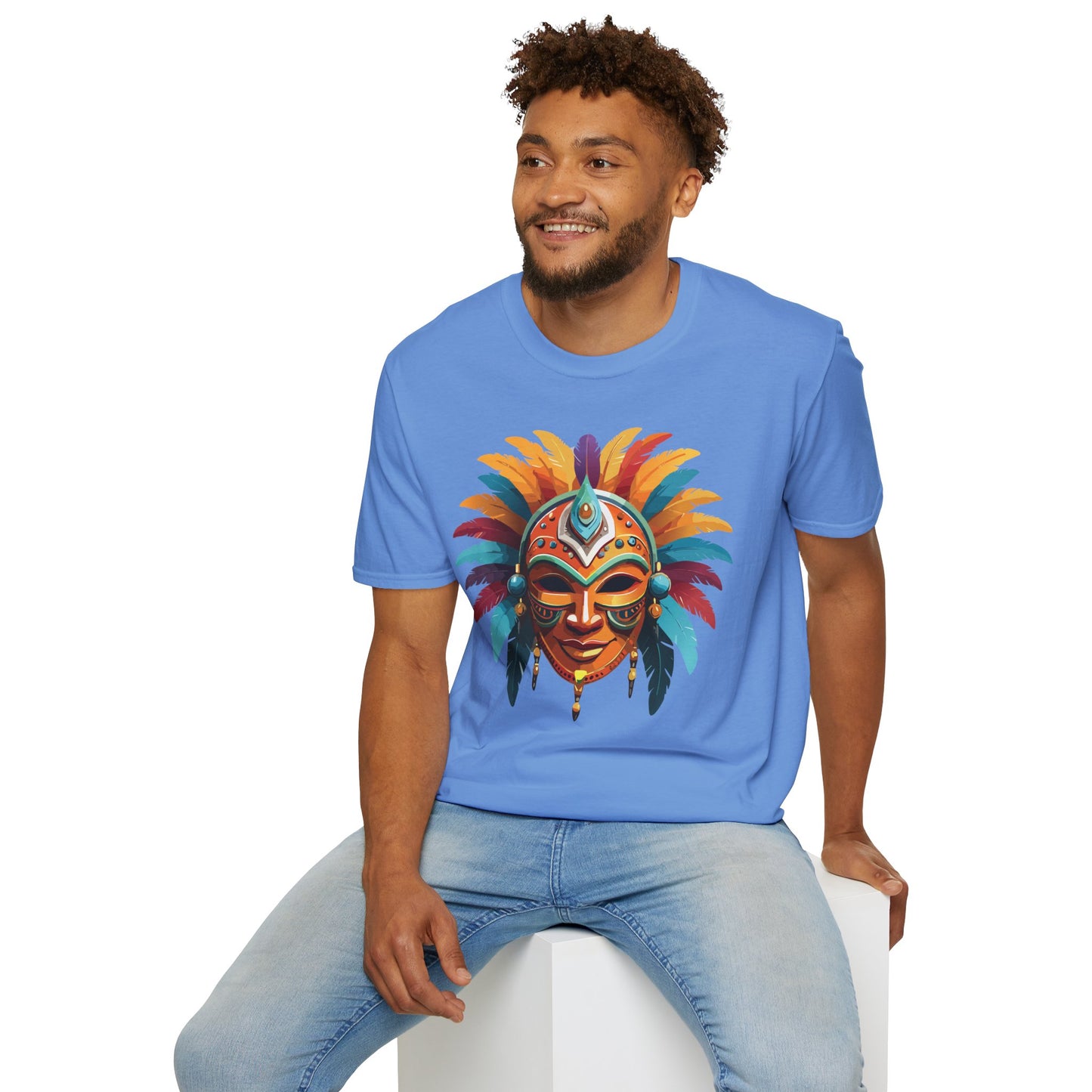 Mask Tee Shirt, Mask Shirt, Shirt with Mask, Masquerade Tees