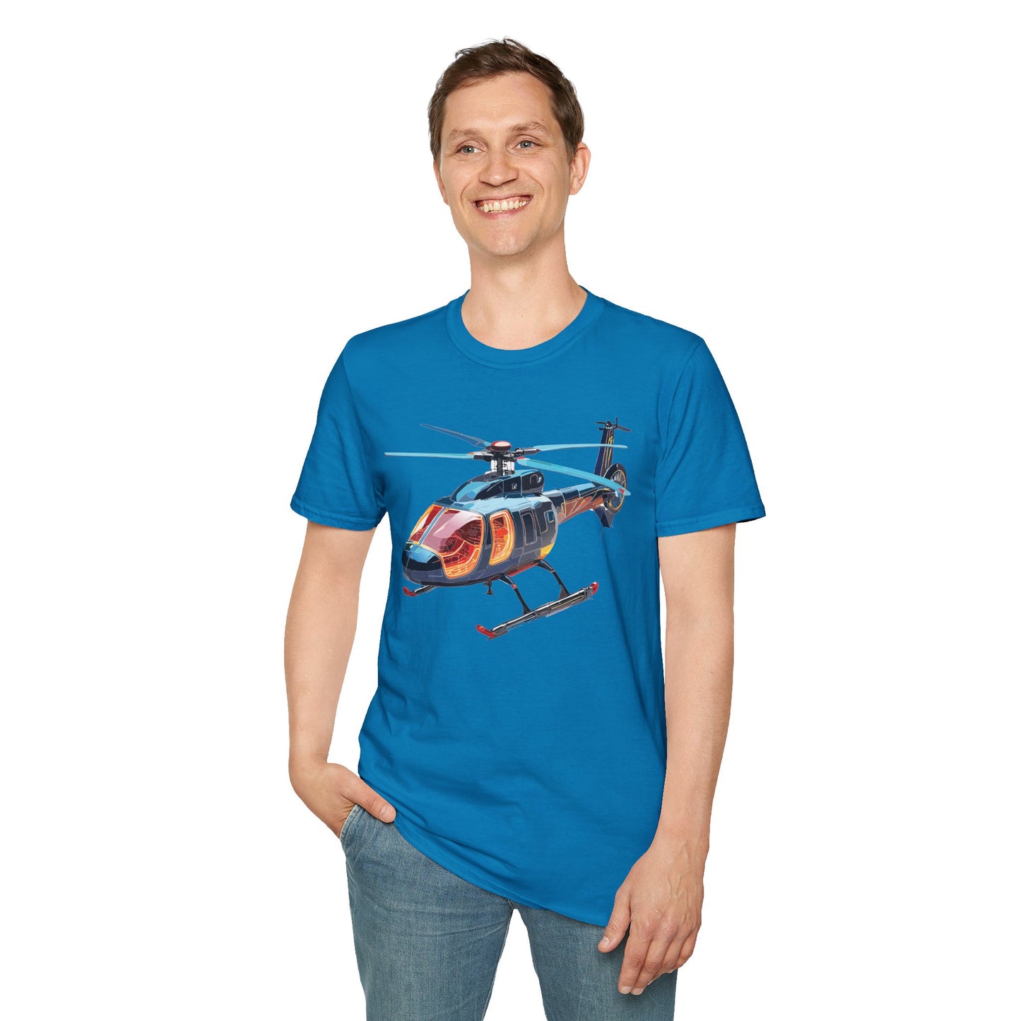 Chopper Shirt, Helicopter Shirt, Shirt with Helicopter, T Shirt with Chopper