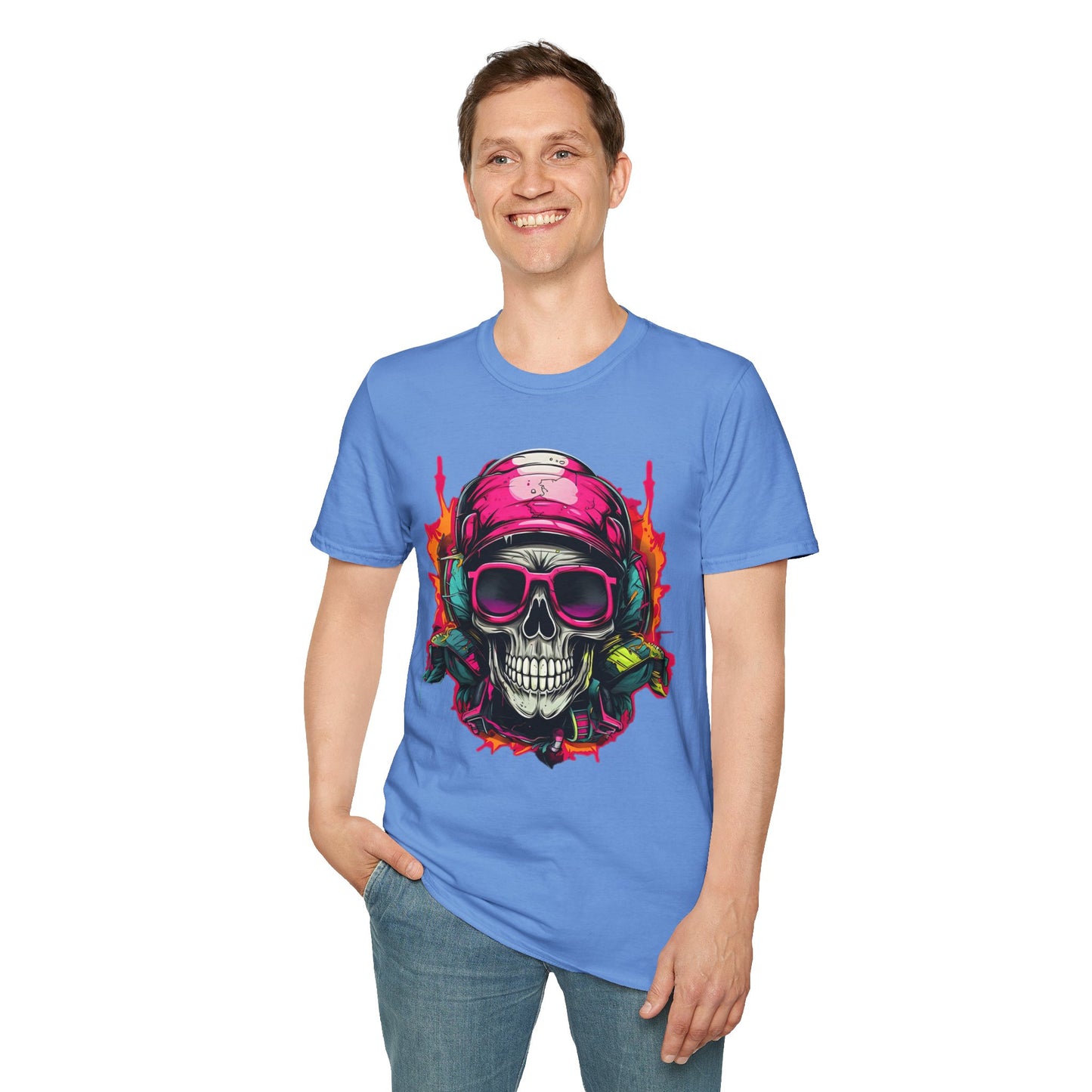 Skull Tee Shirt, Skeleton Shirt, Shirt with Skull, Shirt with Skeleton