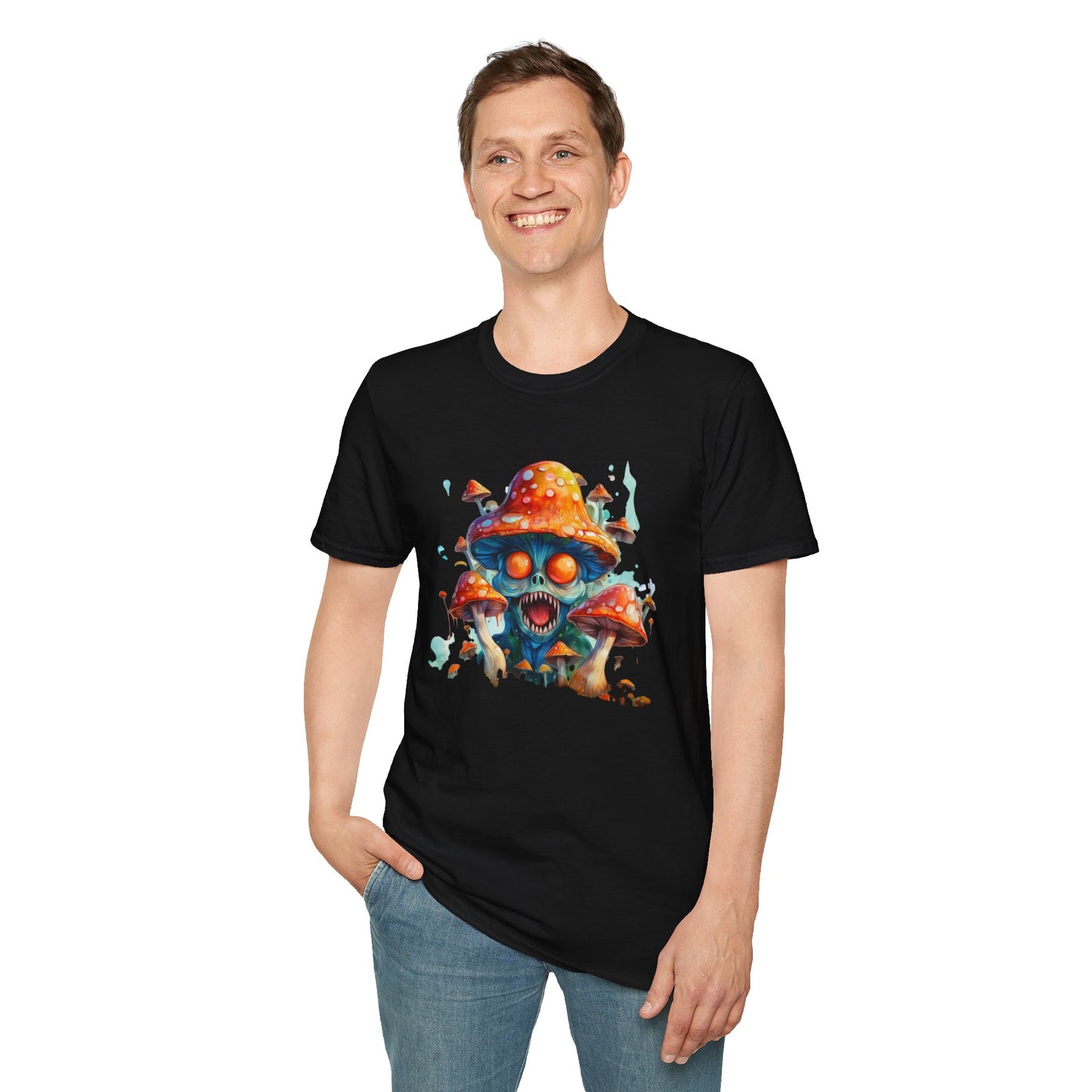 Mashroom Tee Shirt, Mashroom Shirt, Shirt with Funny Mashroom, Shirt with Fungus