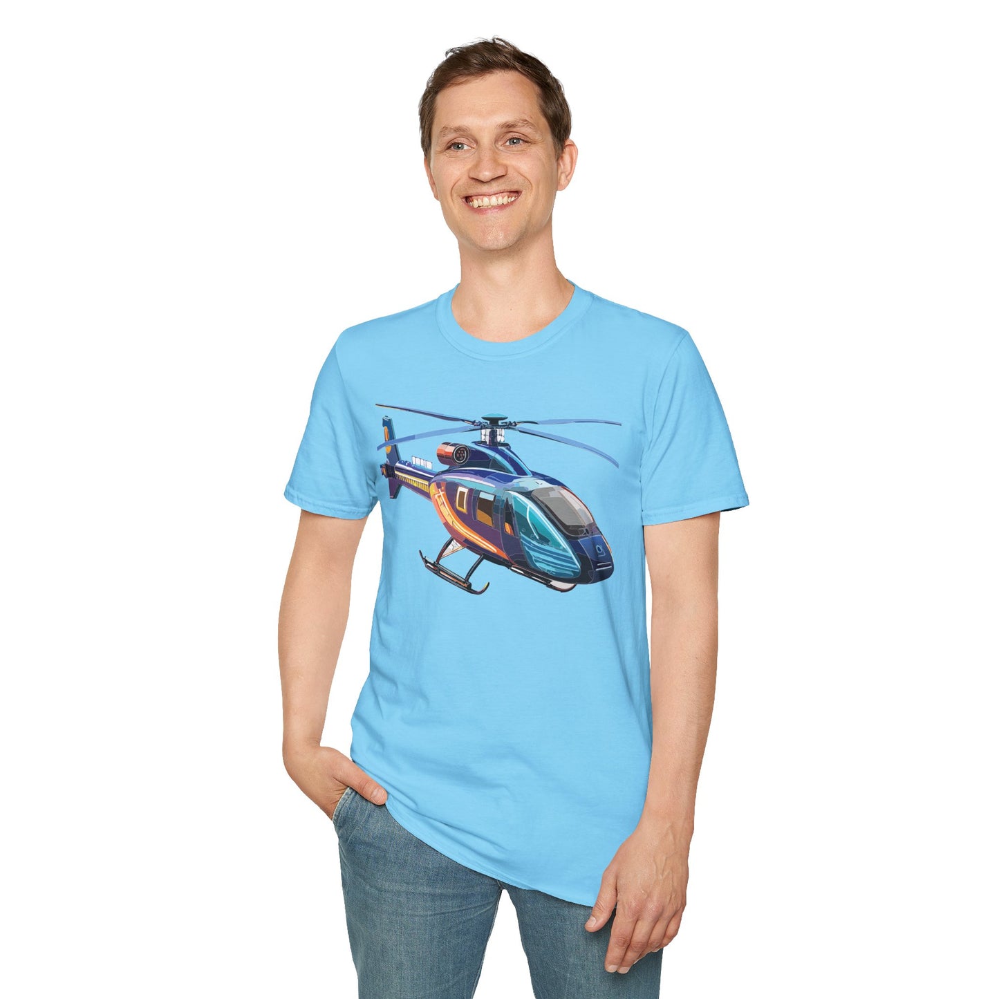 Chopper Shirt, Helicopter Shirt, Shirt with Helicopter, T Shirt with Chopper