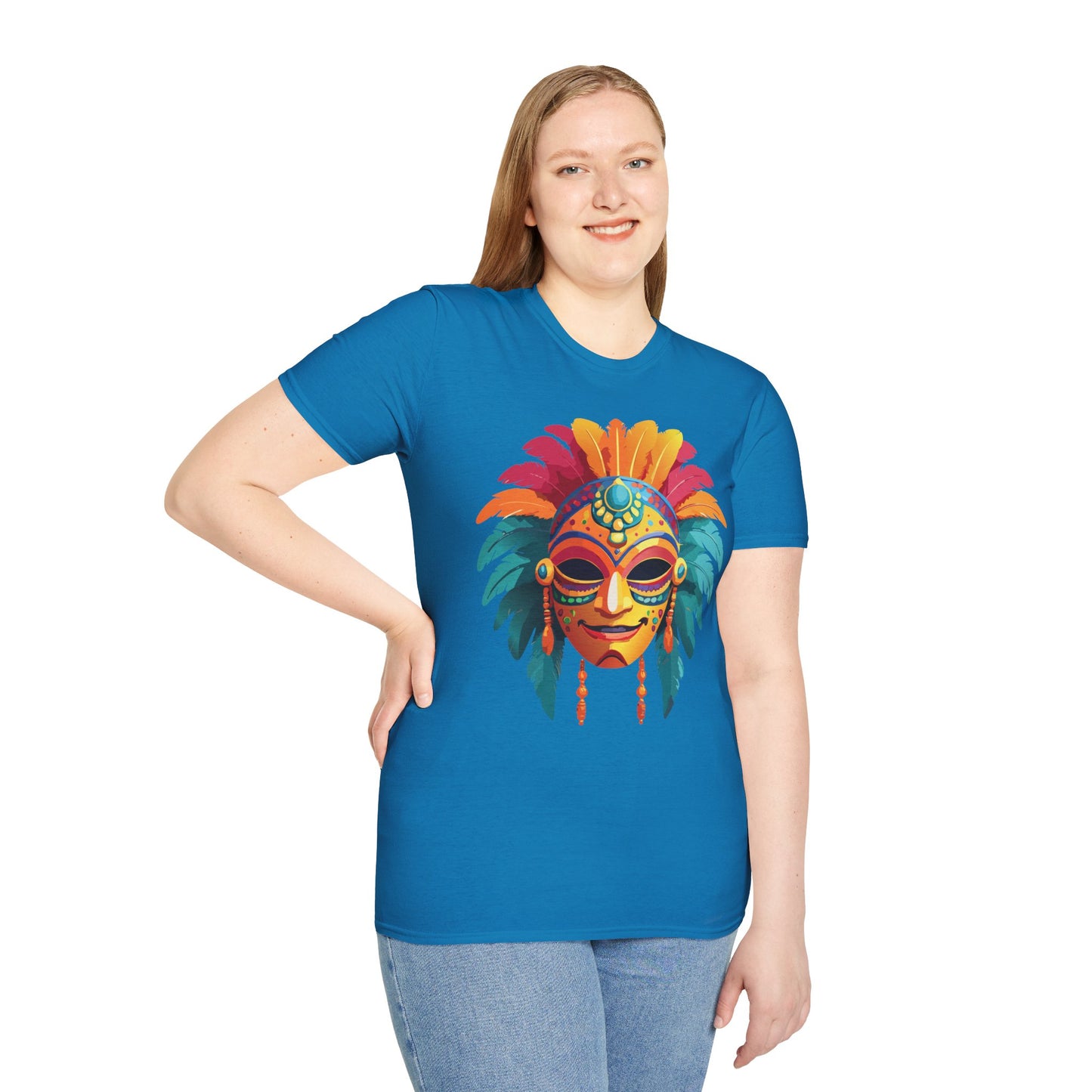 Mask Tee Shirt, Mask Shirt, Shirt with Mask, Masquerade Tees