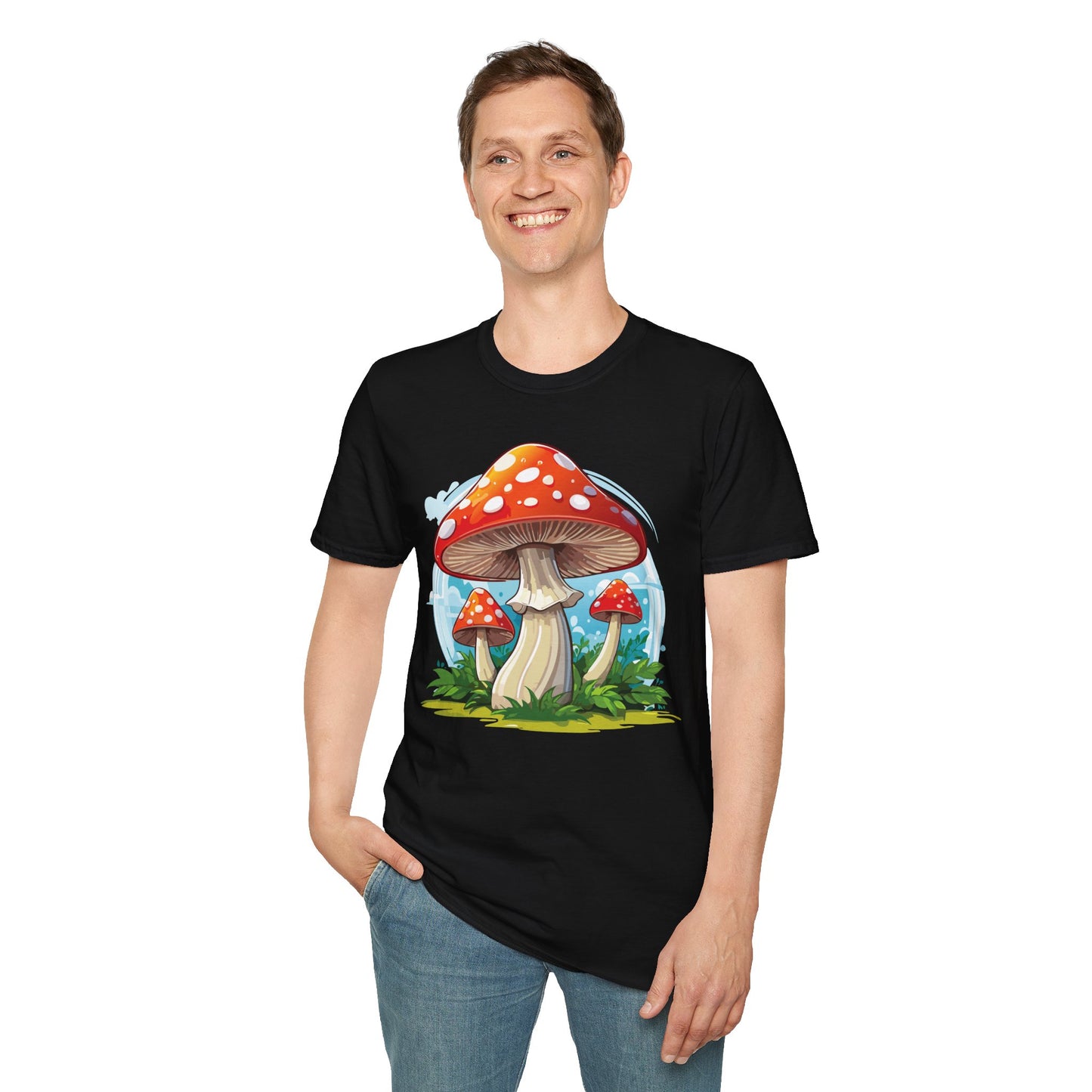 Mashroom Tee Shirt, Mashroom Shirt, Shirt with Funny Mashroom, Shirt with Fungus