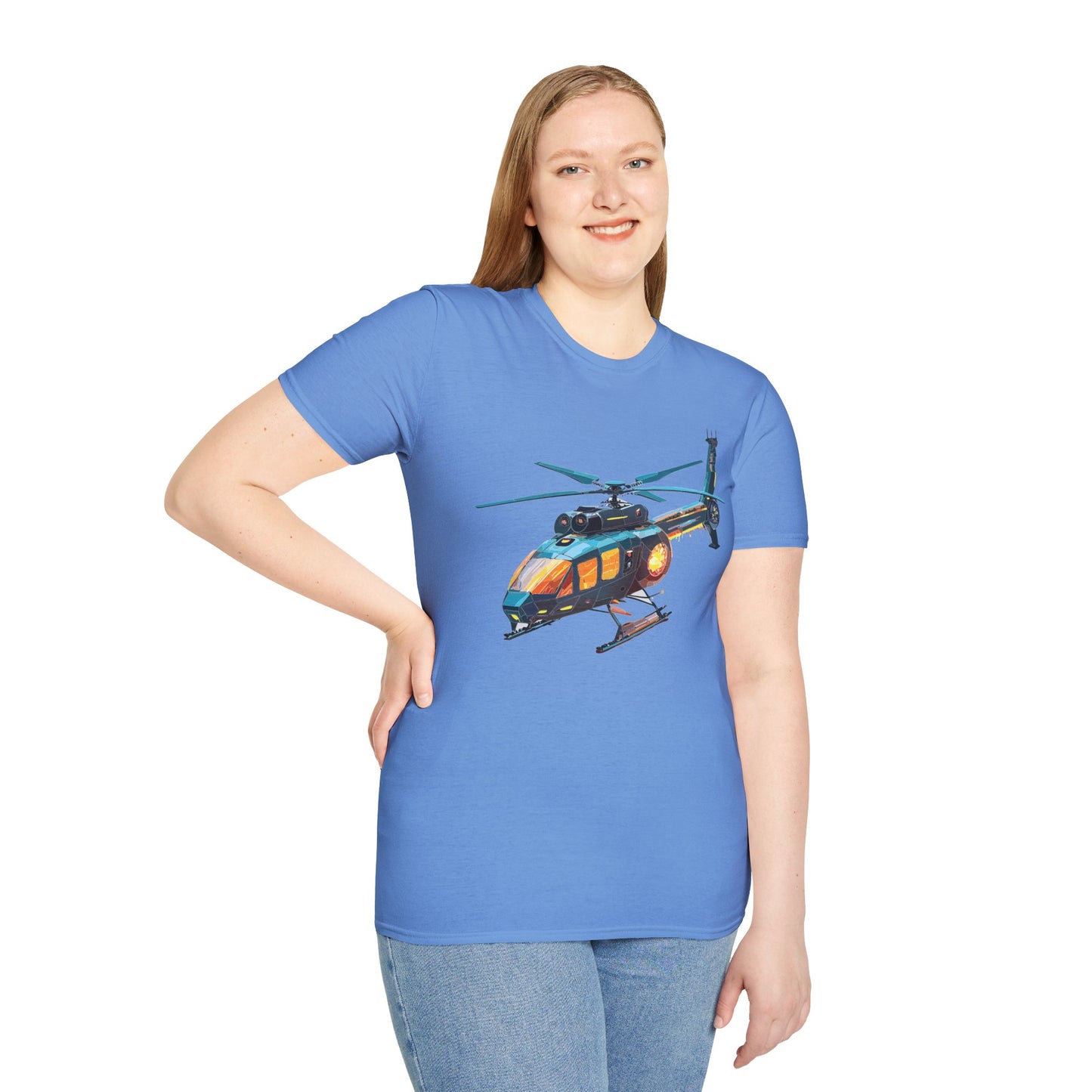 Chopper Shirt, Helicopter Shirt, Shirt with Helicopter, T Shirt with Chopper