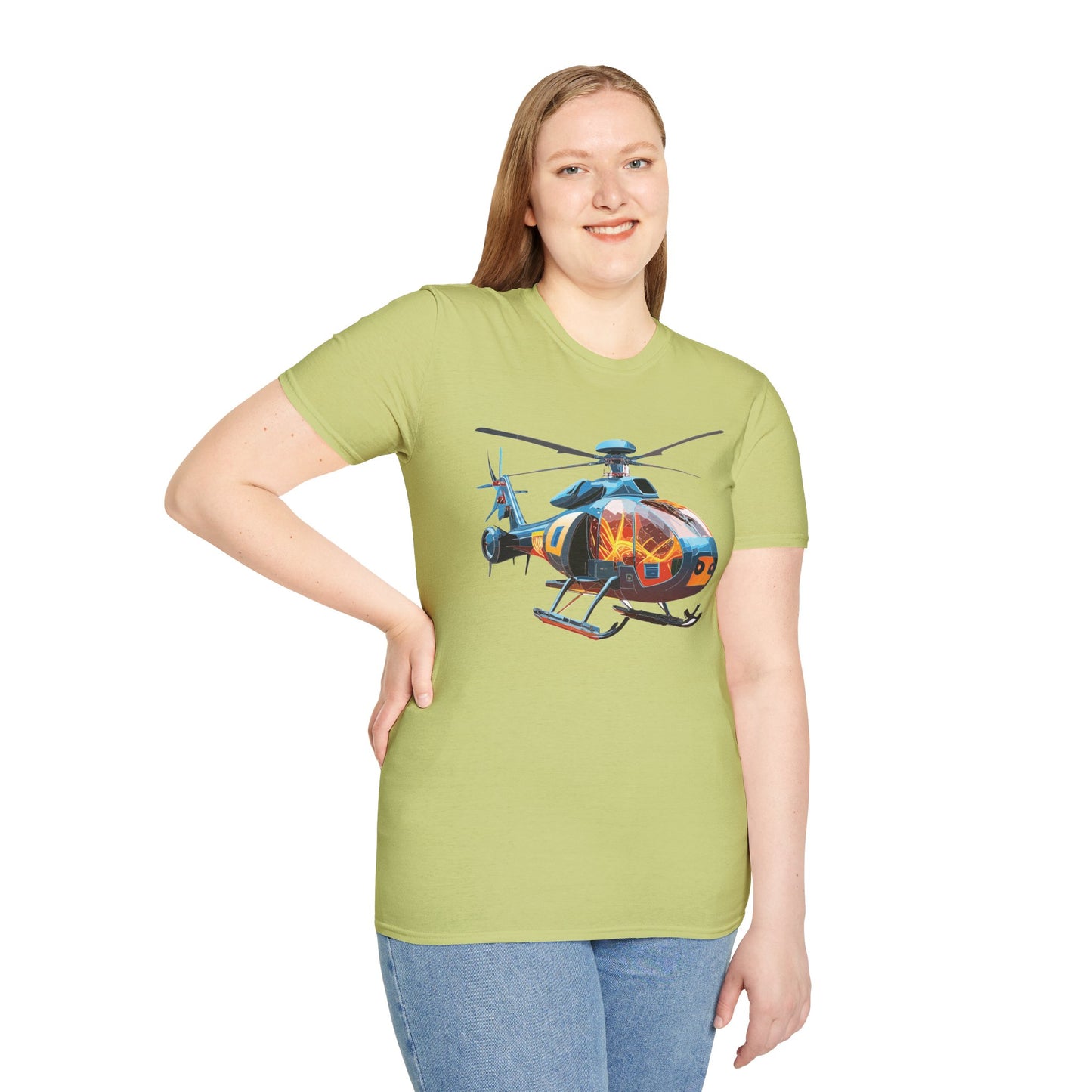 Chopper Shirt, Helicopter Shirt, Shirt with Helicopter, T Shirt with Chopper