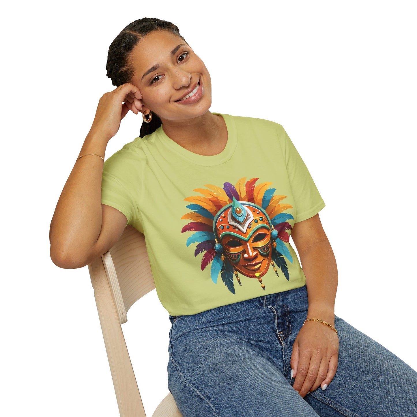 Mask Tee Shirt, Mask Shirt, Shirt with Mask, Masquerade Tees