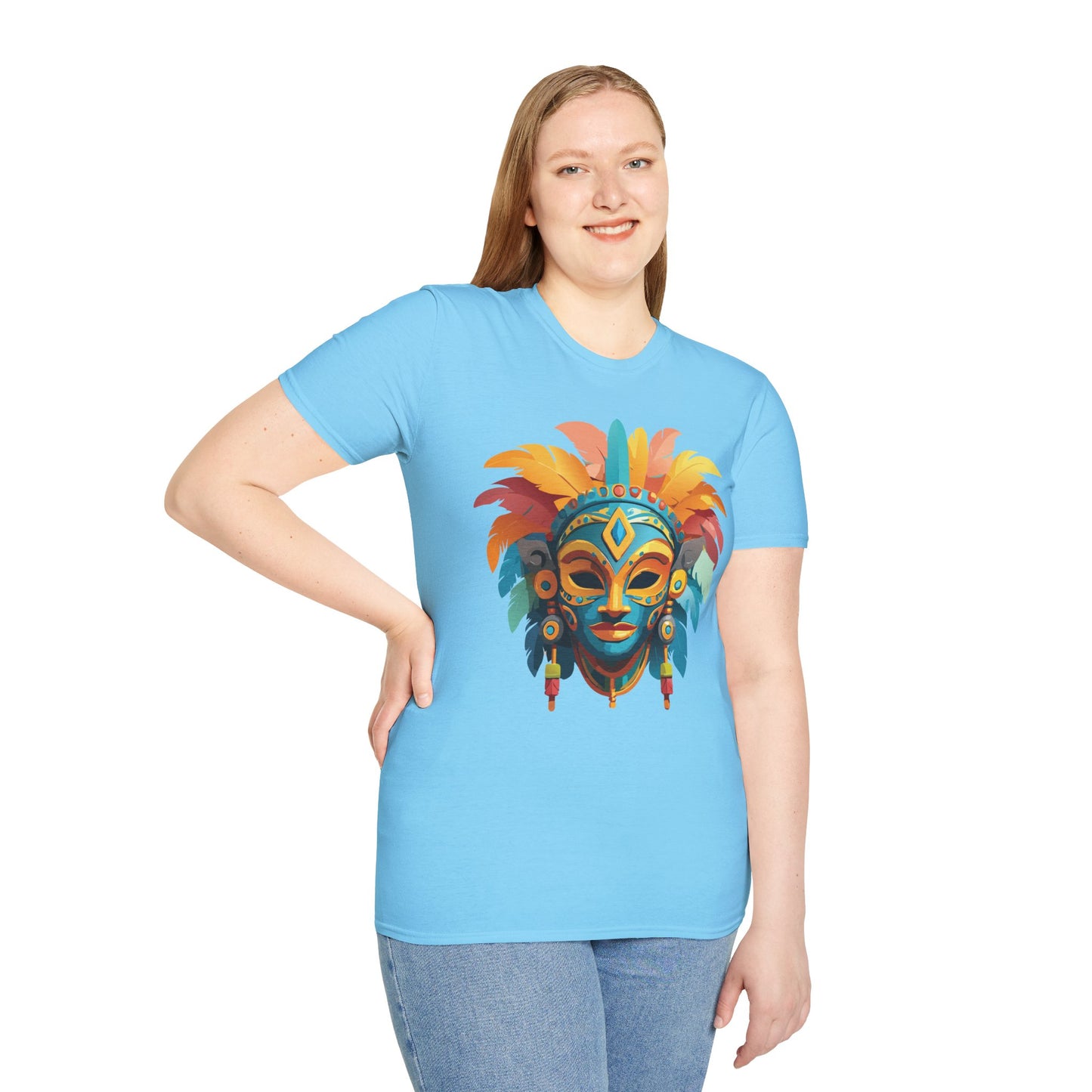 Mask Tee Shirt, Mask Shirt, Shirt with Mask, Masquerade Tees