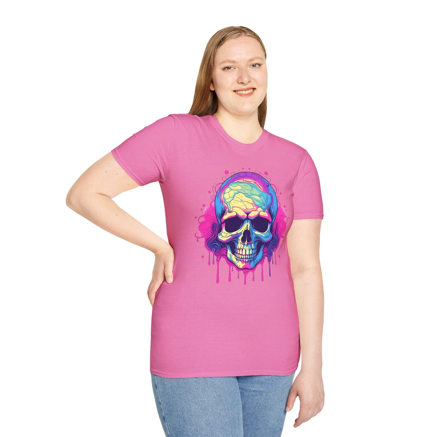 Skull Tee Shirt, Skeleton Shirt, Shirt with Skull, Shirt with Skeleton
