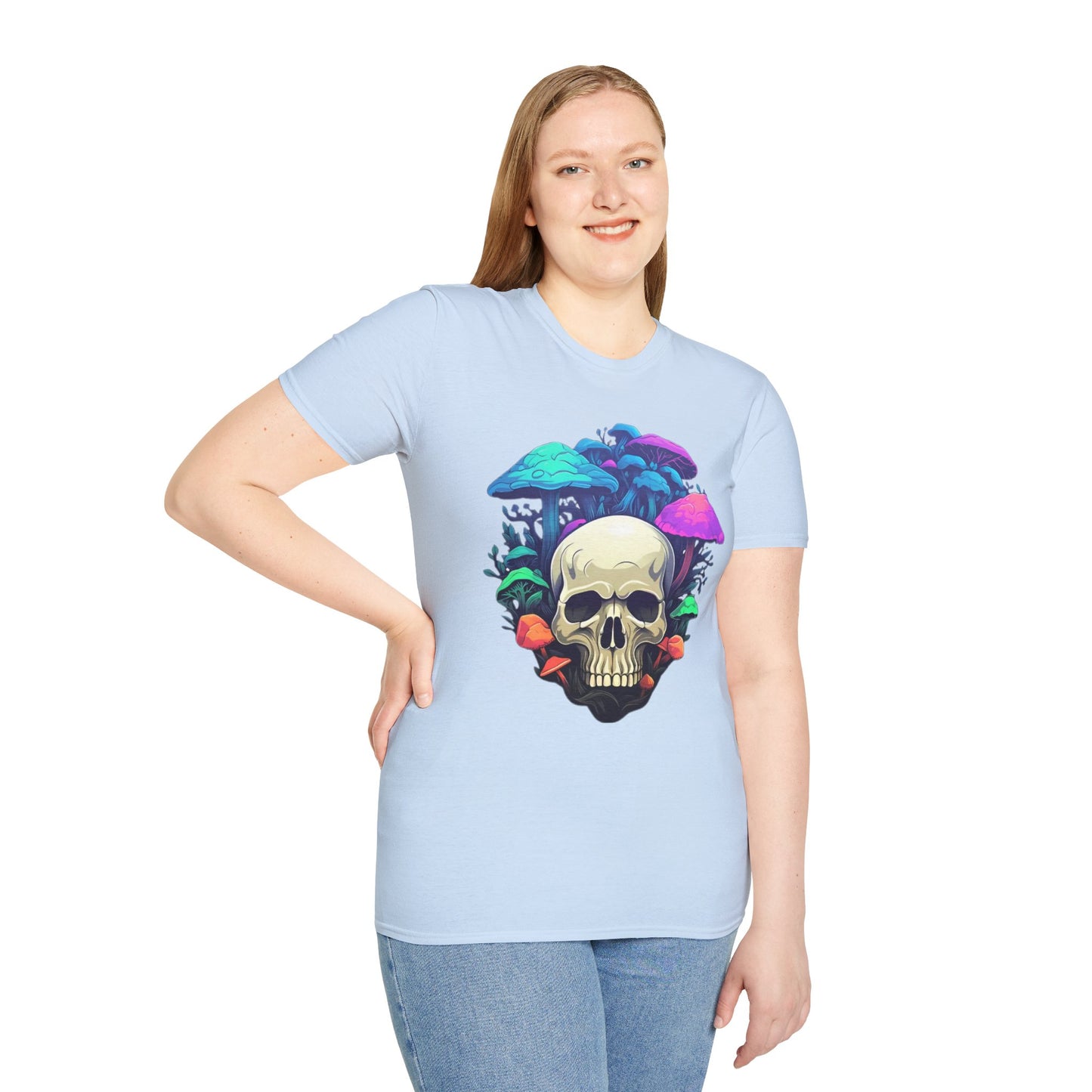Skull Tee Shirt, Skeleton Shirt, Shirt with Skull, Shirt with Skeleton