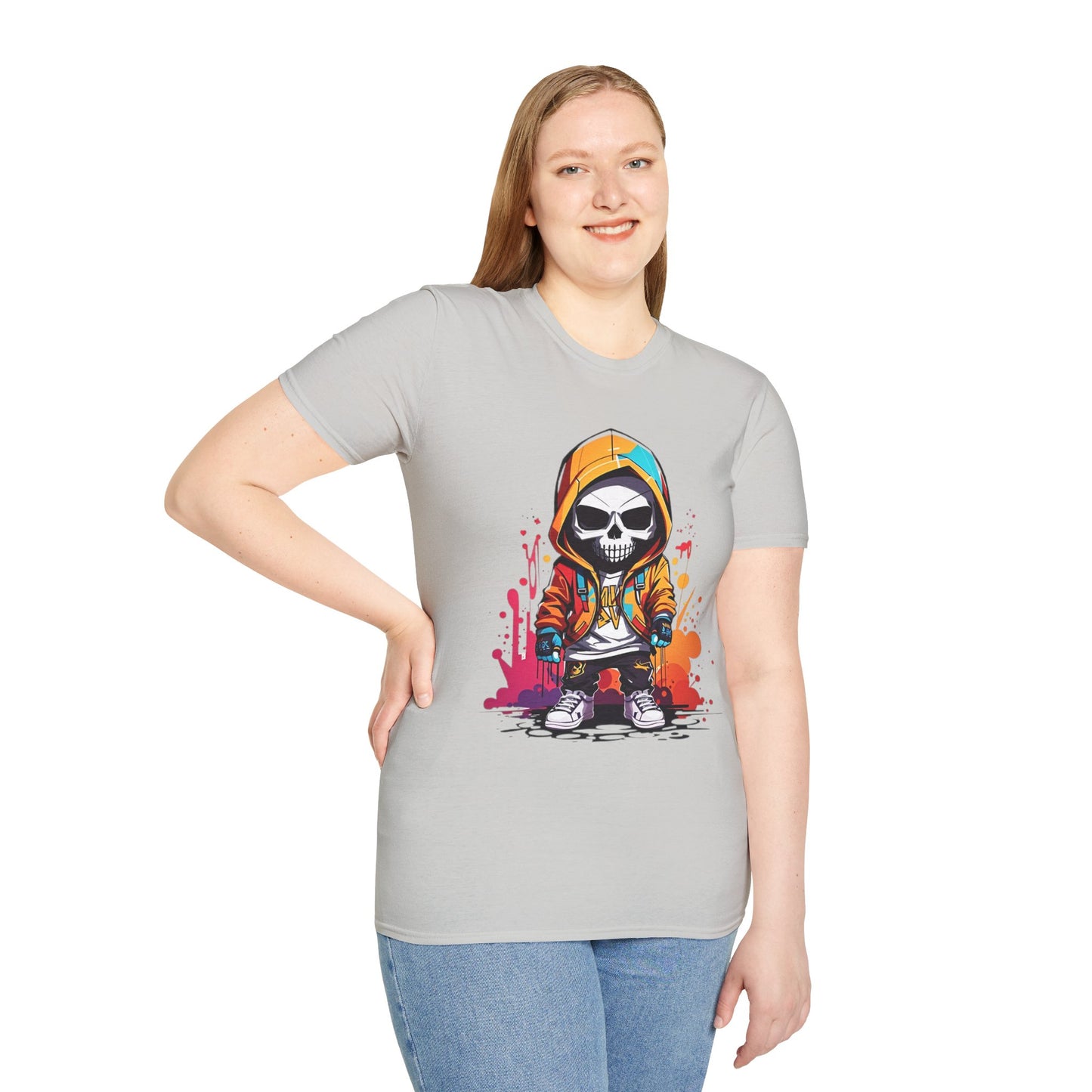 Skull Tee Shirt, Skeleton Shirt, Shirt with Skull, Shirt with Skeleton