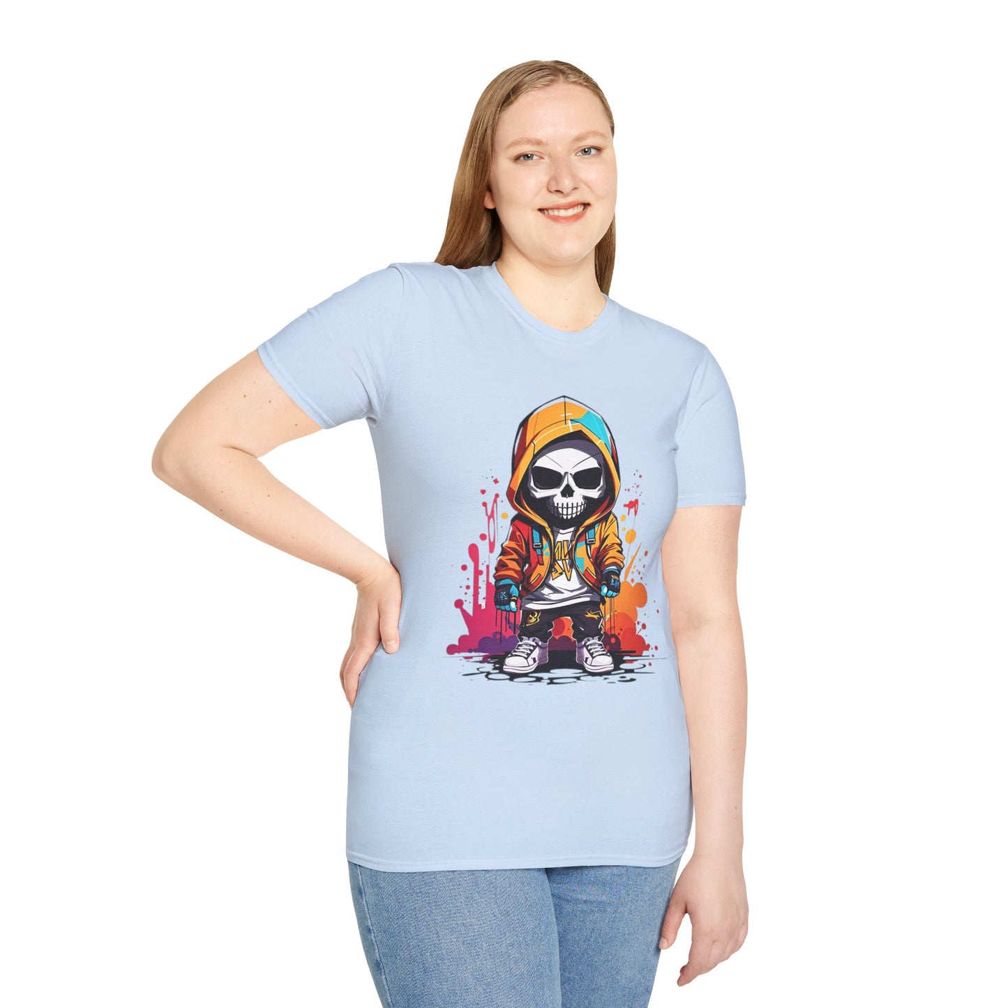 Skull Tee Shirt, Skeleton Shirt, Shirt with Skull, Shirt with Skeleton