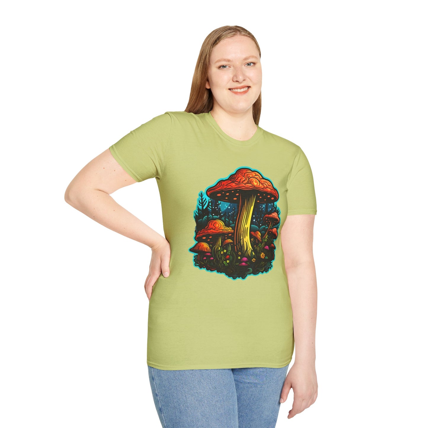 Mashroom Tee Shirt, Mashroom Shirt, Shirt with Funny Mashroom, Shirt with Fungus