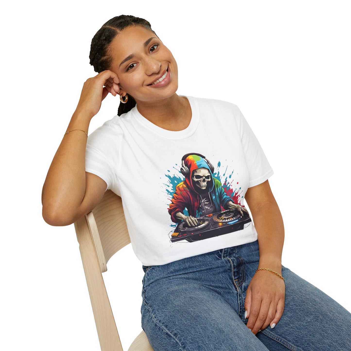 Skull Tee Shirt, Skeleton Shirt, Shirt with Skull, Shirt with Skeleton