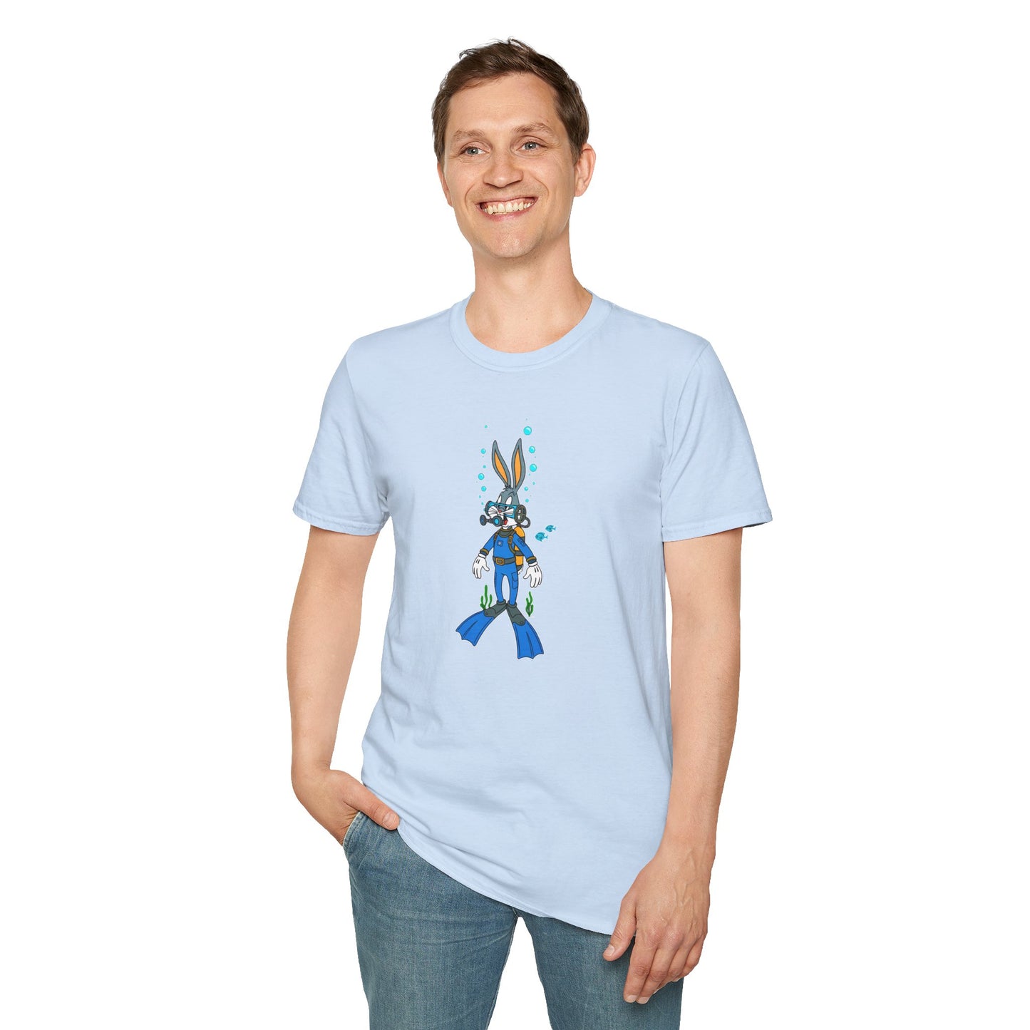 Bugs Bunny Shirt, Bugs Bunny T Shirt, Shirt with Bugs Bunny, T Shirt with Cartoon, Cartoon on T Shirt, Animation Shirt