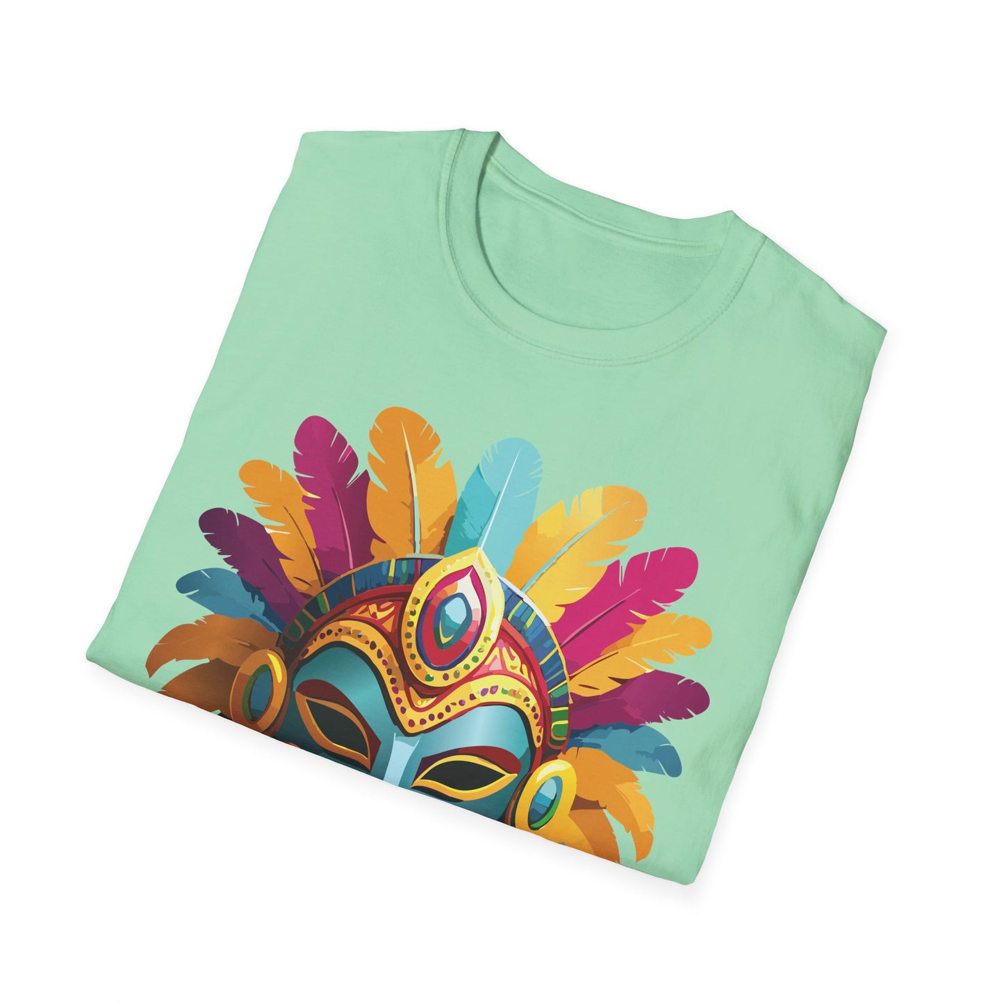 Mask Tee Shirt, Mask Shirt, Shirt with Mask, Masquerade Tees