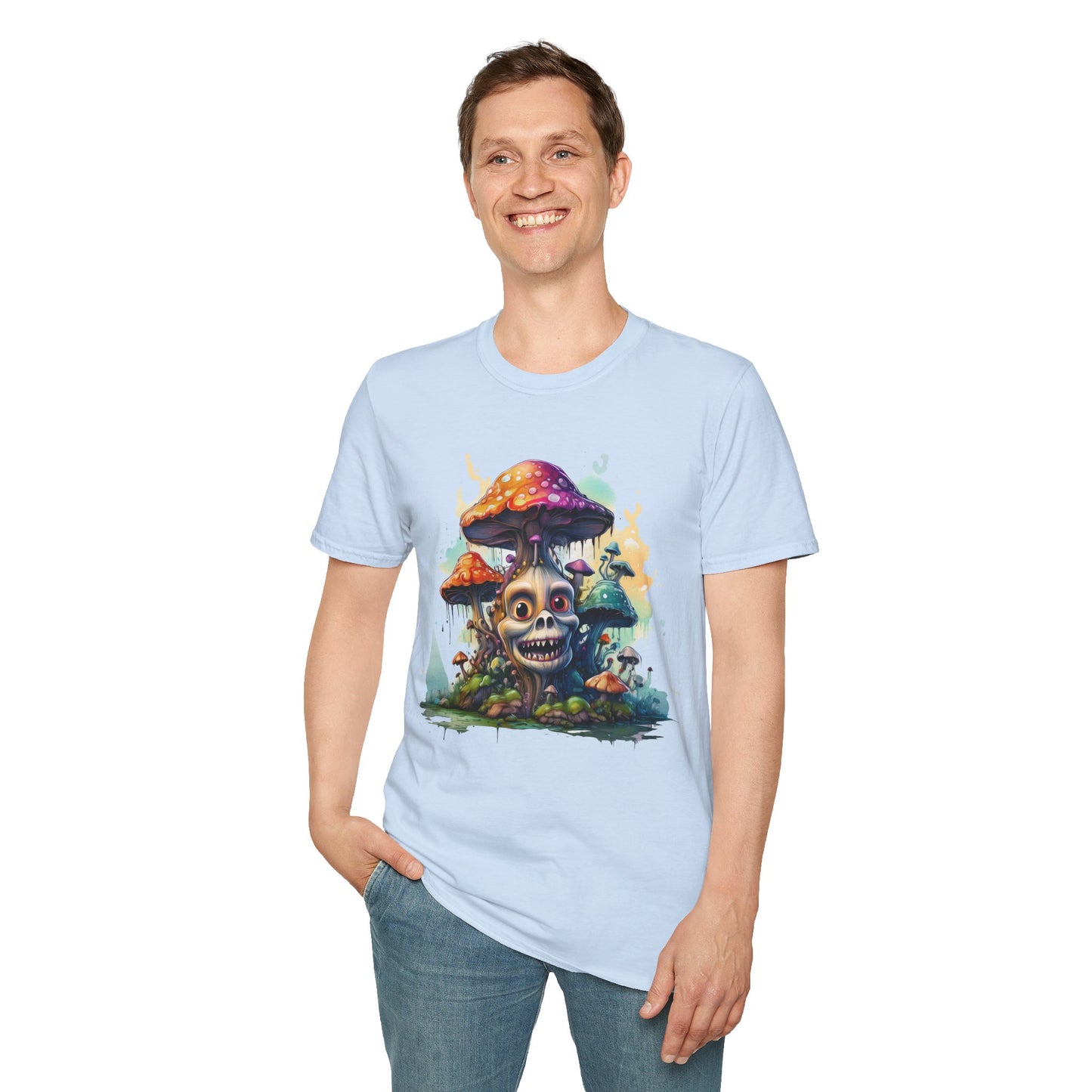 Mashroom Tee Shirt, Mashroom Shirt, Shirt with Funny Mashroom, Shirt with Fungus