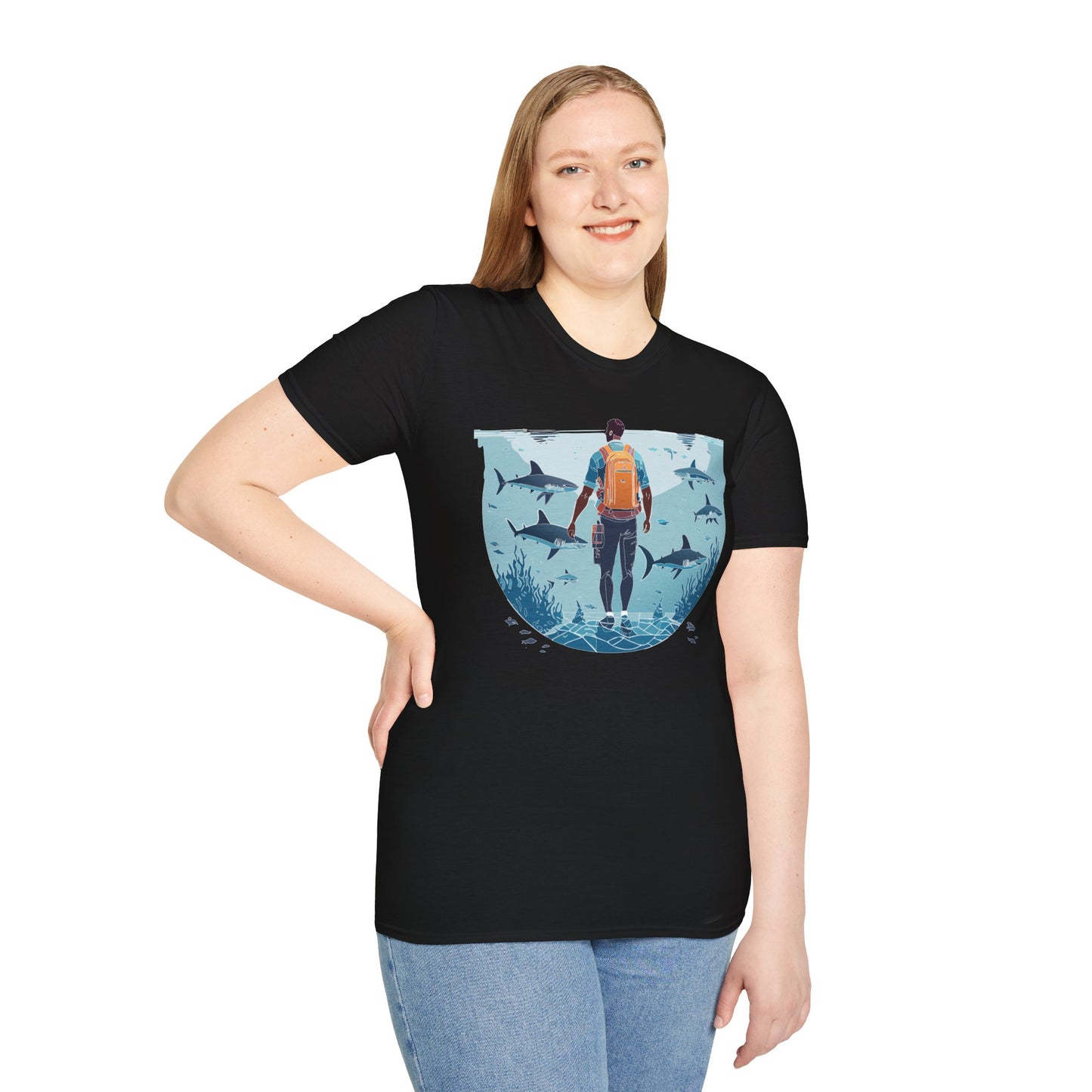 Ocean Tee Shirt, Ocean Shirt, Shirt with Ocean, U boat Tees, Shirt with U-Boat