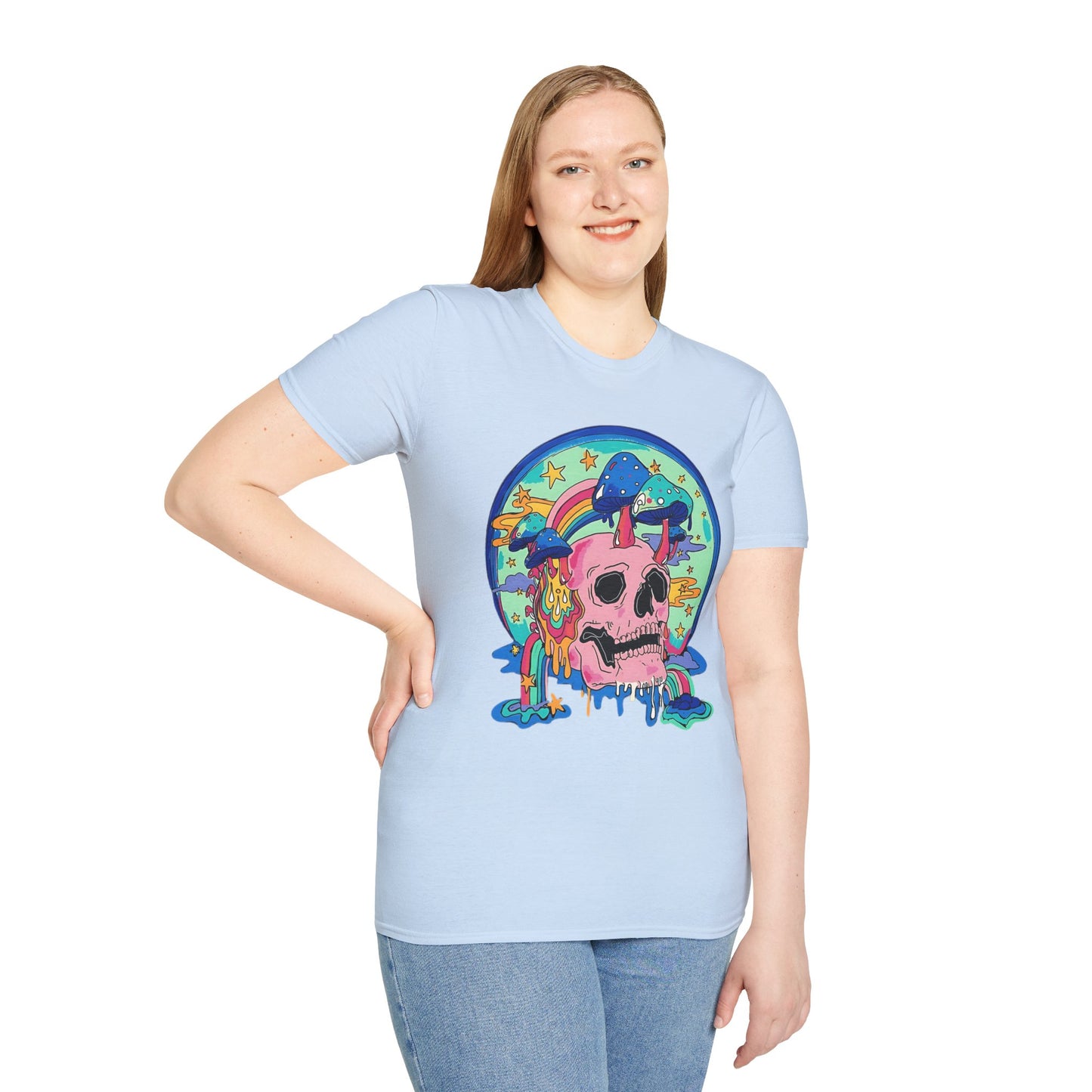 Skull Tee Shirt, Skeleton Shirt, Shirt with Skull, Shirt with Skeleton